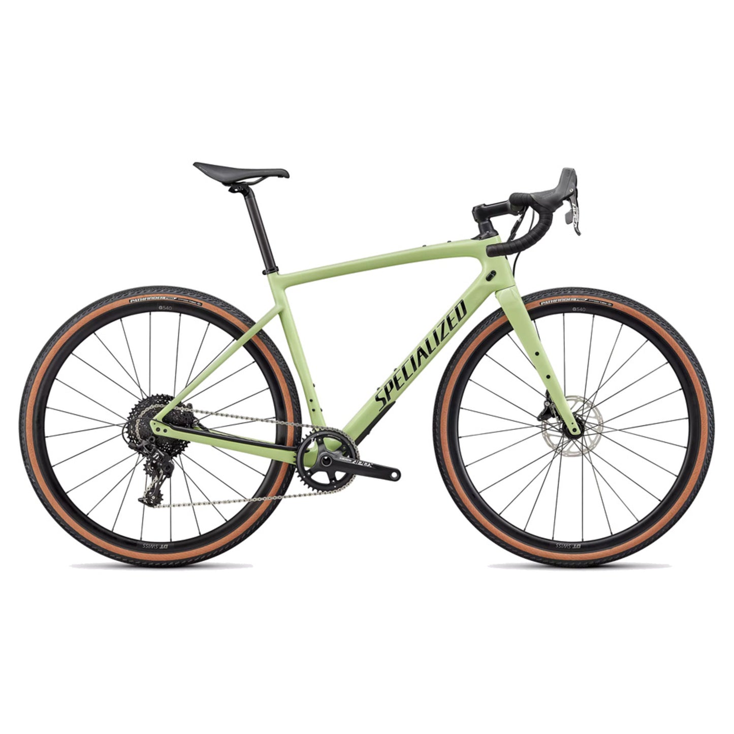 2022 Specialized Diverge Sport Carbon Bike - LIMESTONE_BLACK - 54