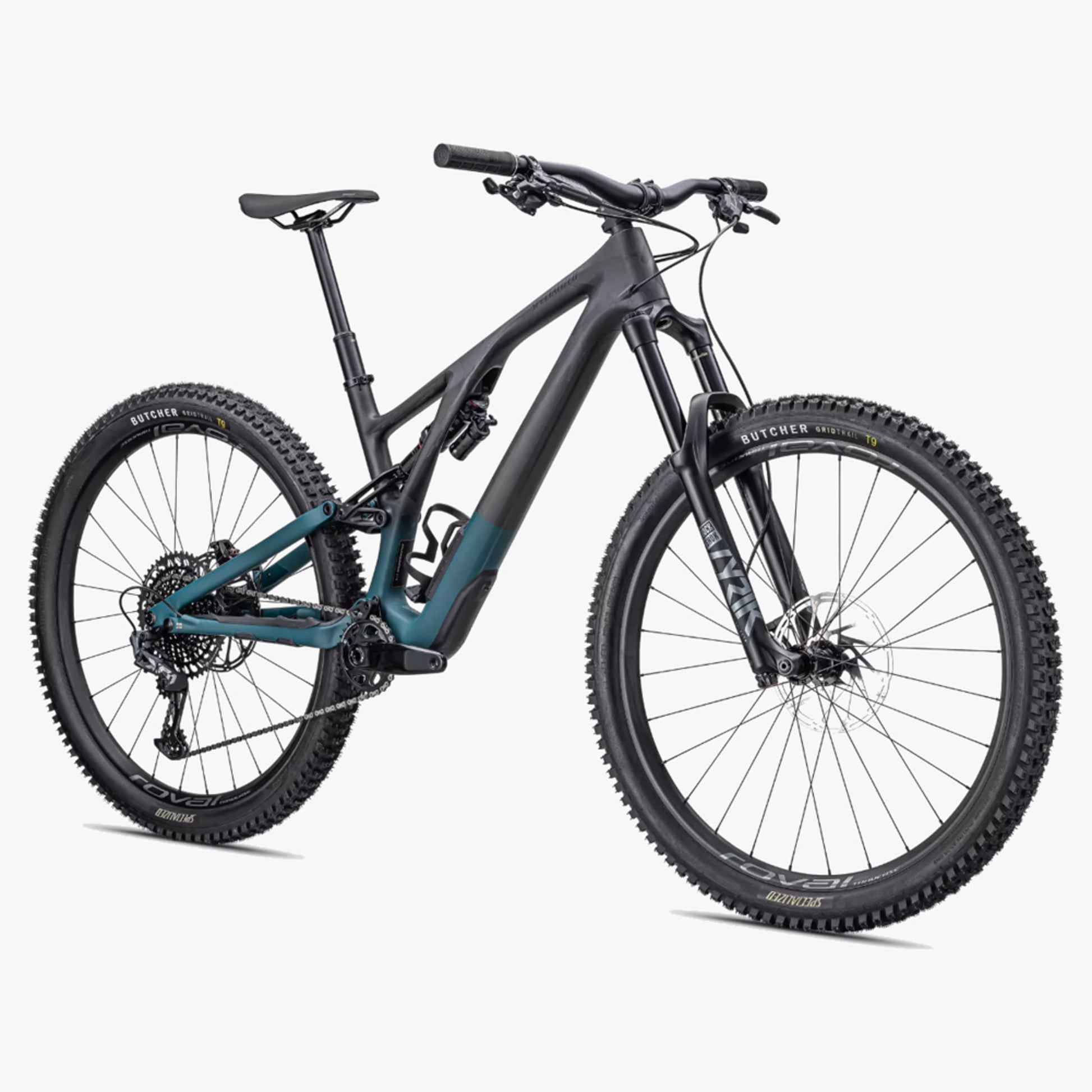 2022 Specialized Stumpjumper Evo Expert RS Mountain Bike - SATIN CARBON/TROPICA - S2
