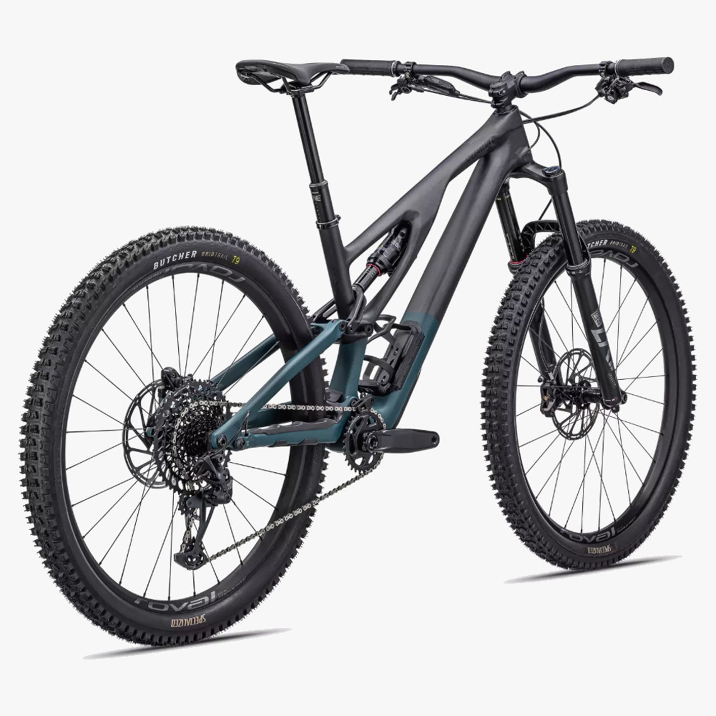 2022 Specialized Stumpjumper Evo Expert RS Mountain Bike - SATIN CARBON/TROPICA - S2