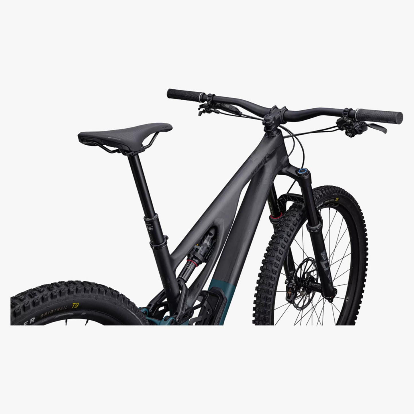 2022 Specialized Stumpjumper Evo Expert RS Mountain Bike - SATIN CARBON/TROPICA - S2