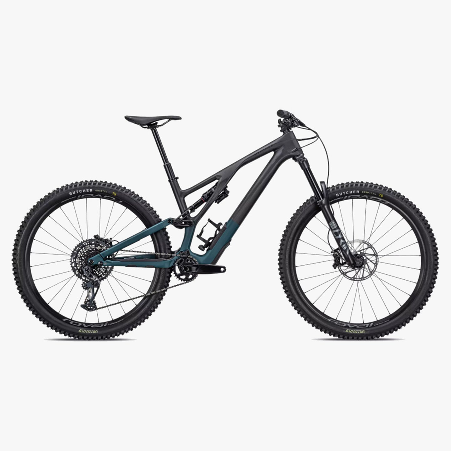 2022 Specialized Stumpjumper Evo Expert RS Mountain Bike - SATIN CARBON/TROPICA - S2
