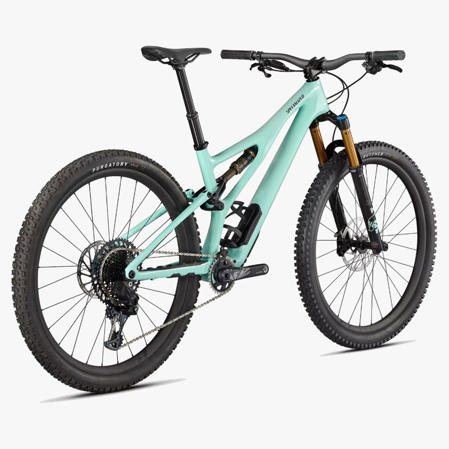 2022 Specialized Stumpjumper Pro Bike - Gloss Oasis/Black - S3