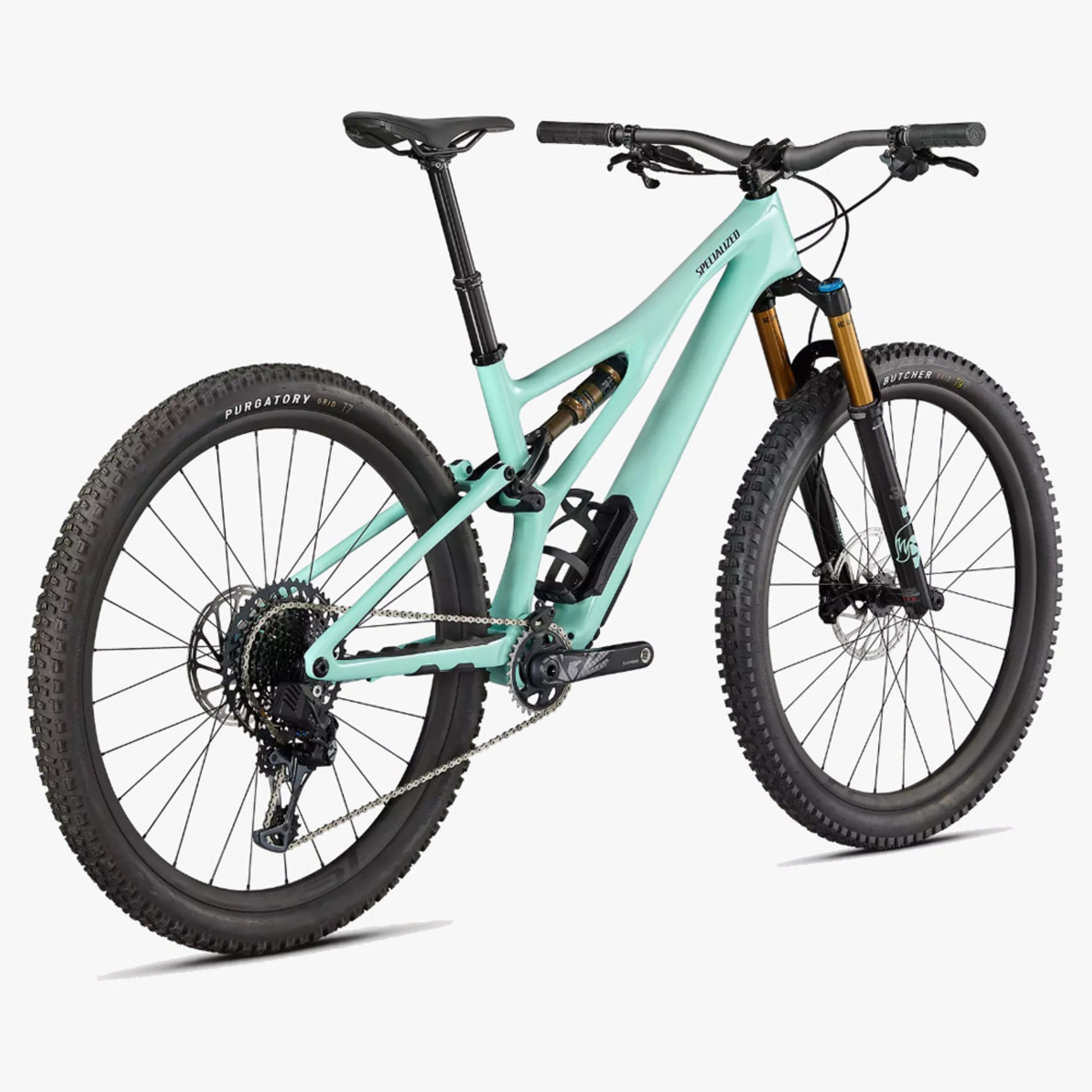 2022 Specialized Stumpjumper Pro Bike - Gloss Oasis/Black - S3