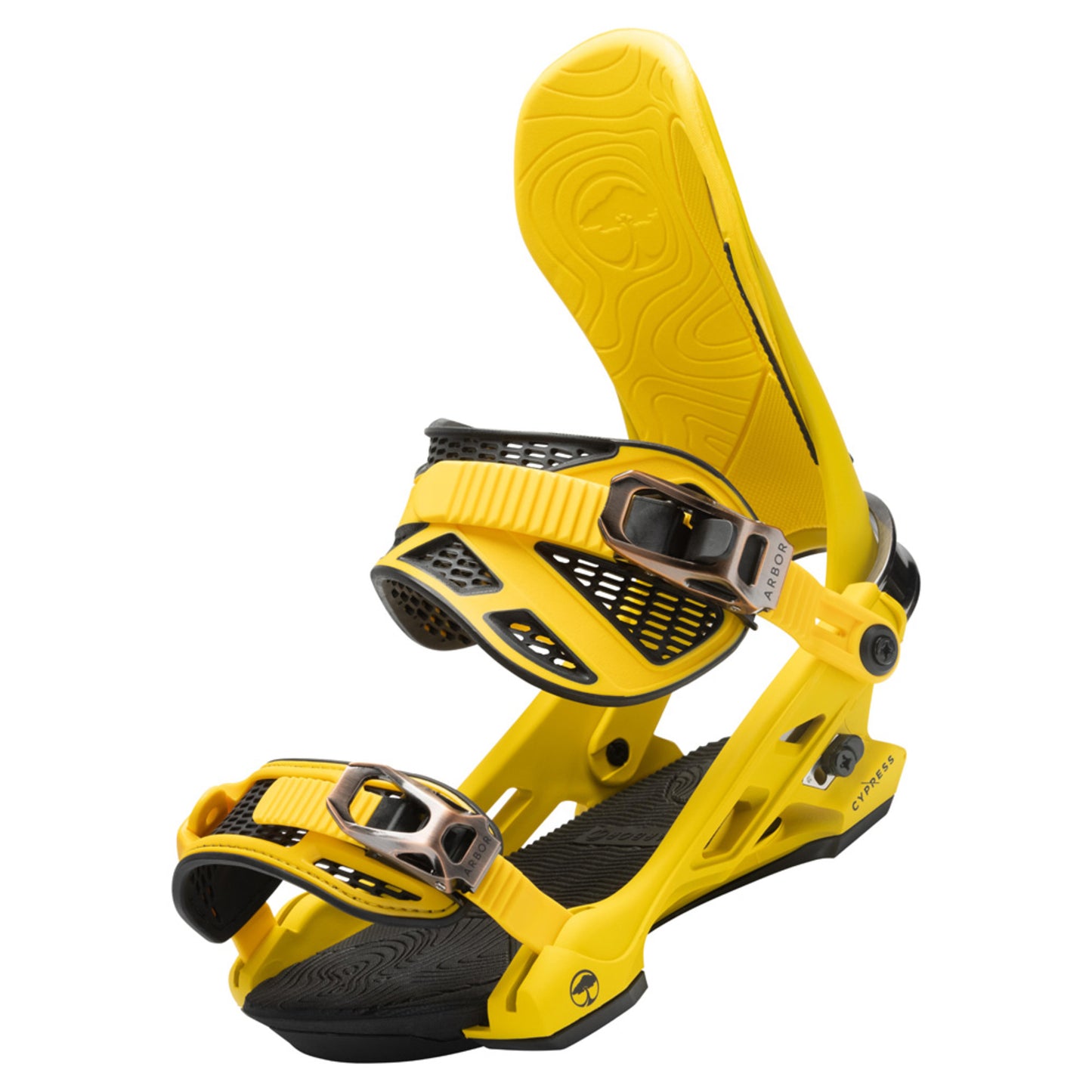 2023 Arbor Cypress Snowboard Bindings - YELLOW - S M