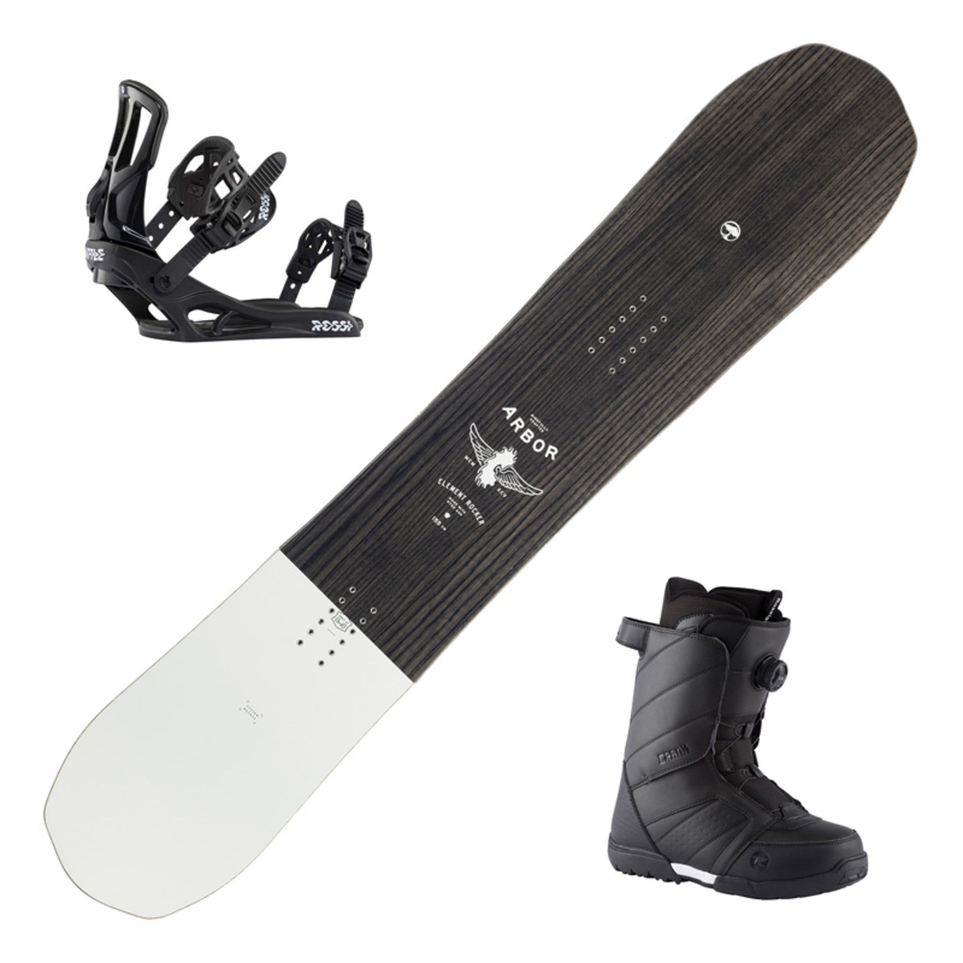 2024 Arbor Element Rocker Snowboard w/ Boots and Bindings