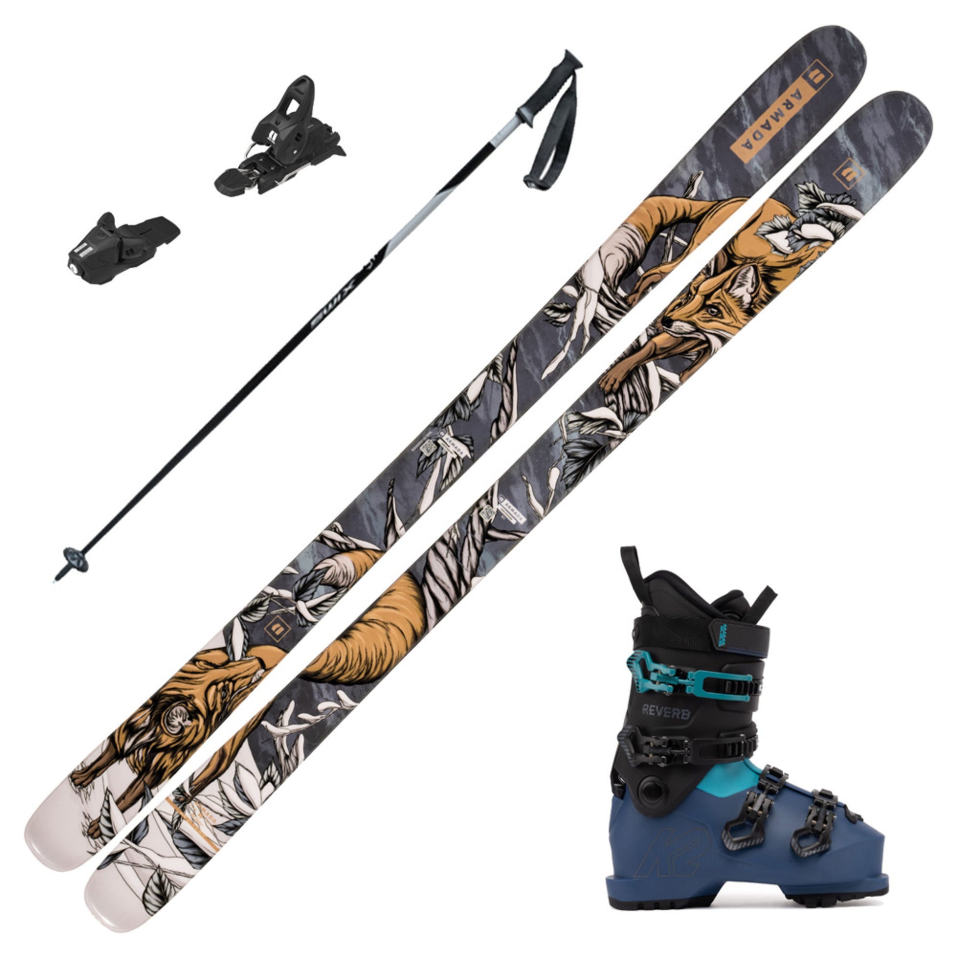 2023 Armada ARV 84 Ski w/ K2 Reverb Boot and Poles