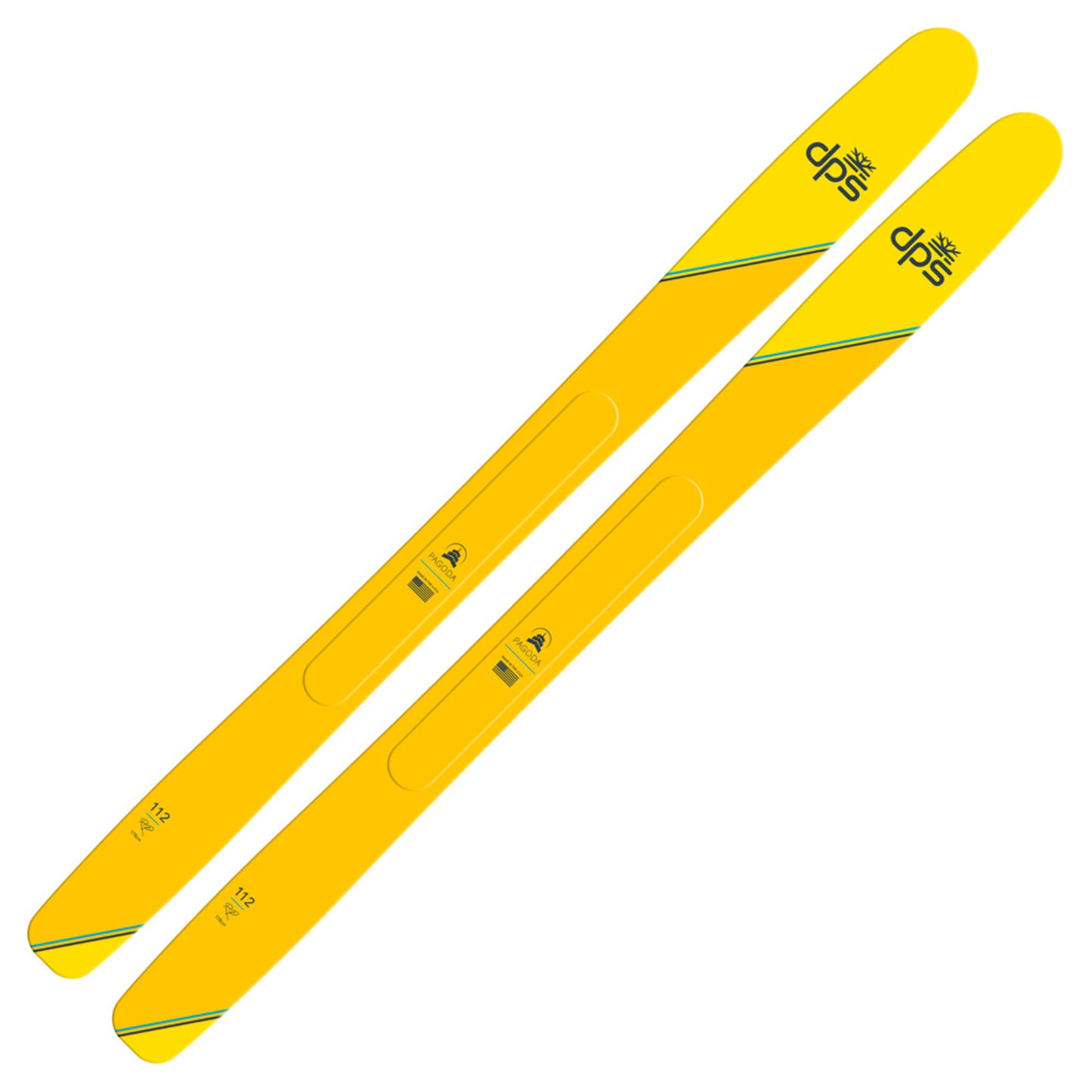 2023 DPS Pagoda 112 RP Skis - YELLOW - 178