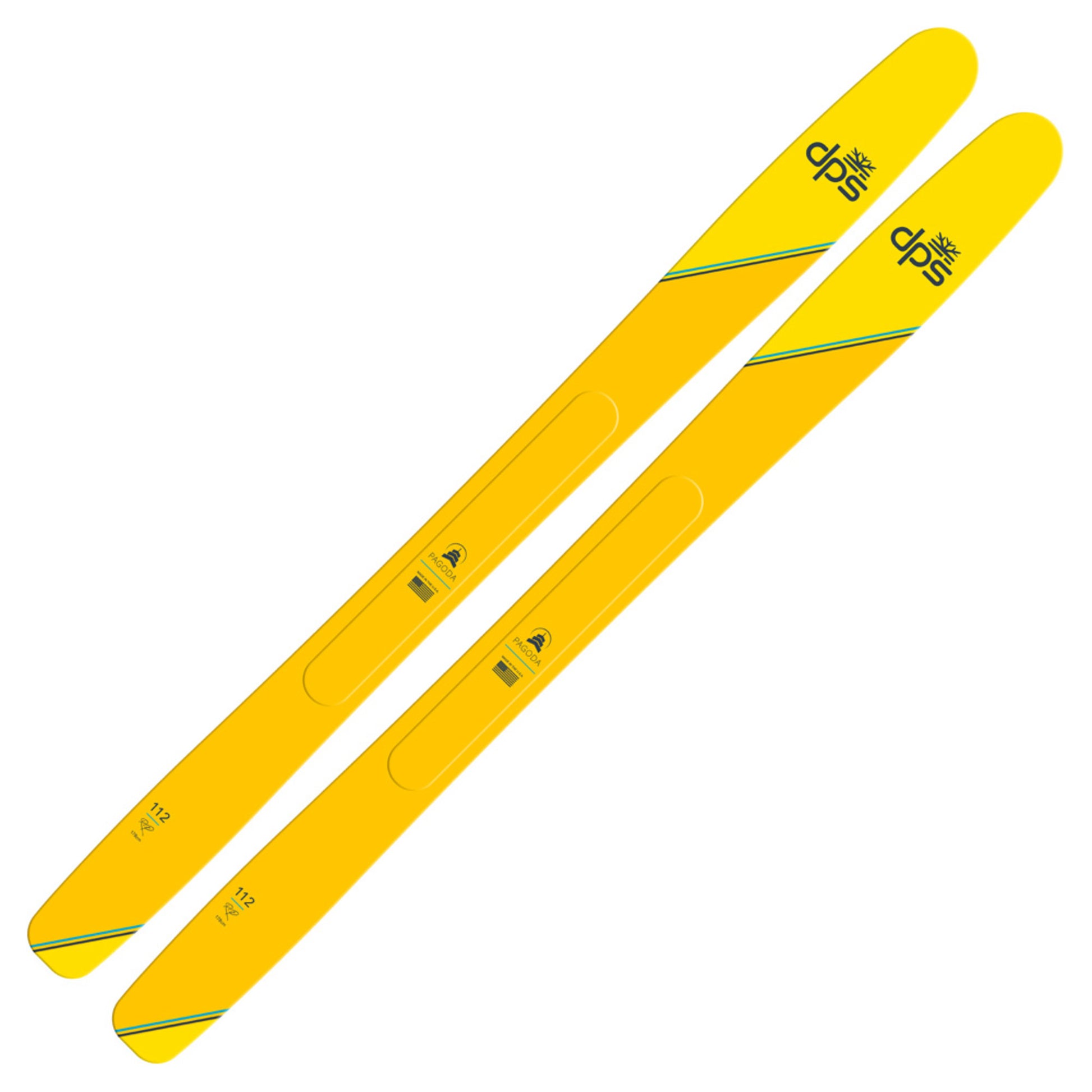 2023 DPS Pagoda 112 RP Skis - YELLOW - 178