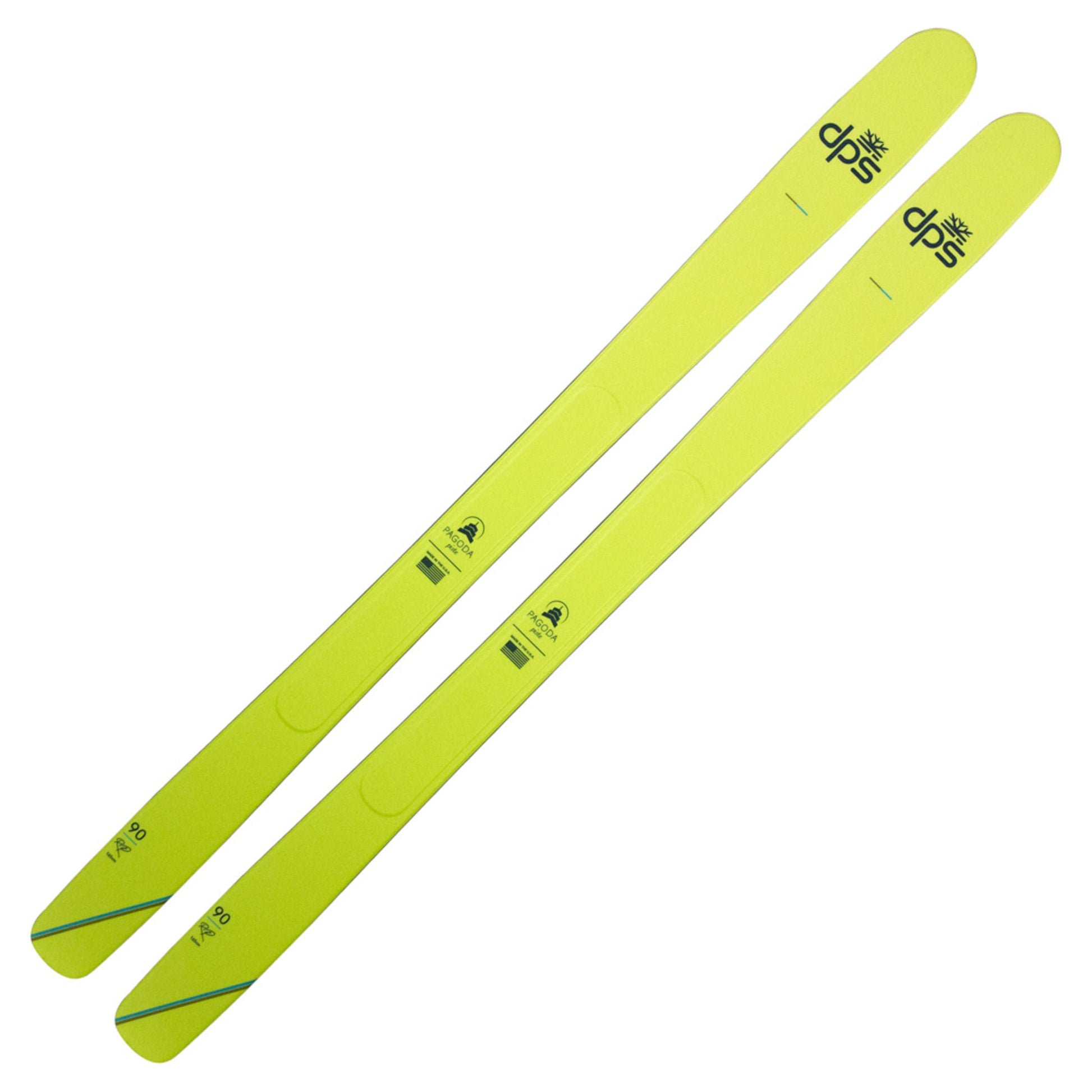 2023 DPS Pagoda Piste 90 RP Skis - YELLOW - 184