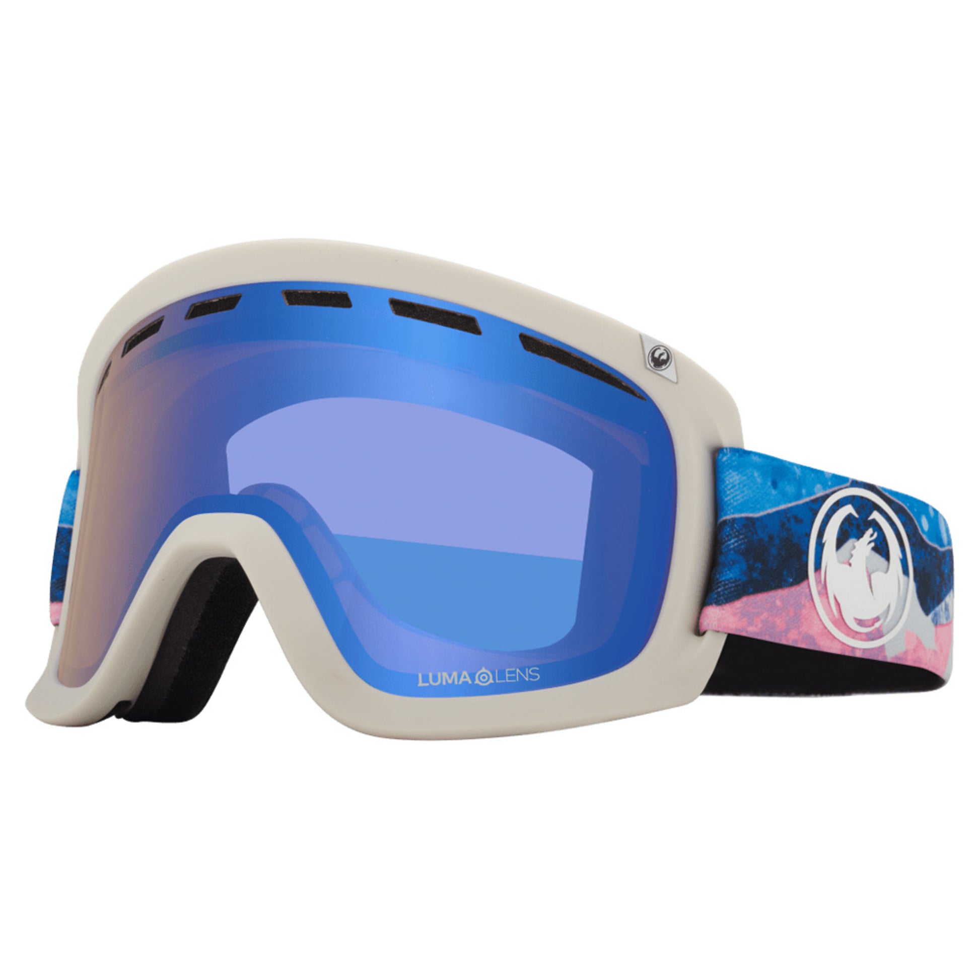 2023 Dragon D1 OTG Goggles with Bonus Lens - MTN BLISS - LUMALENS FLASH