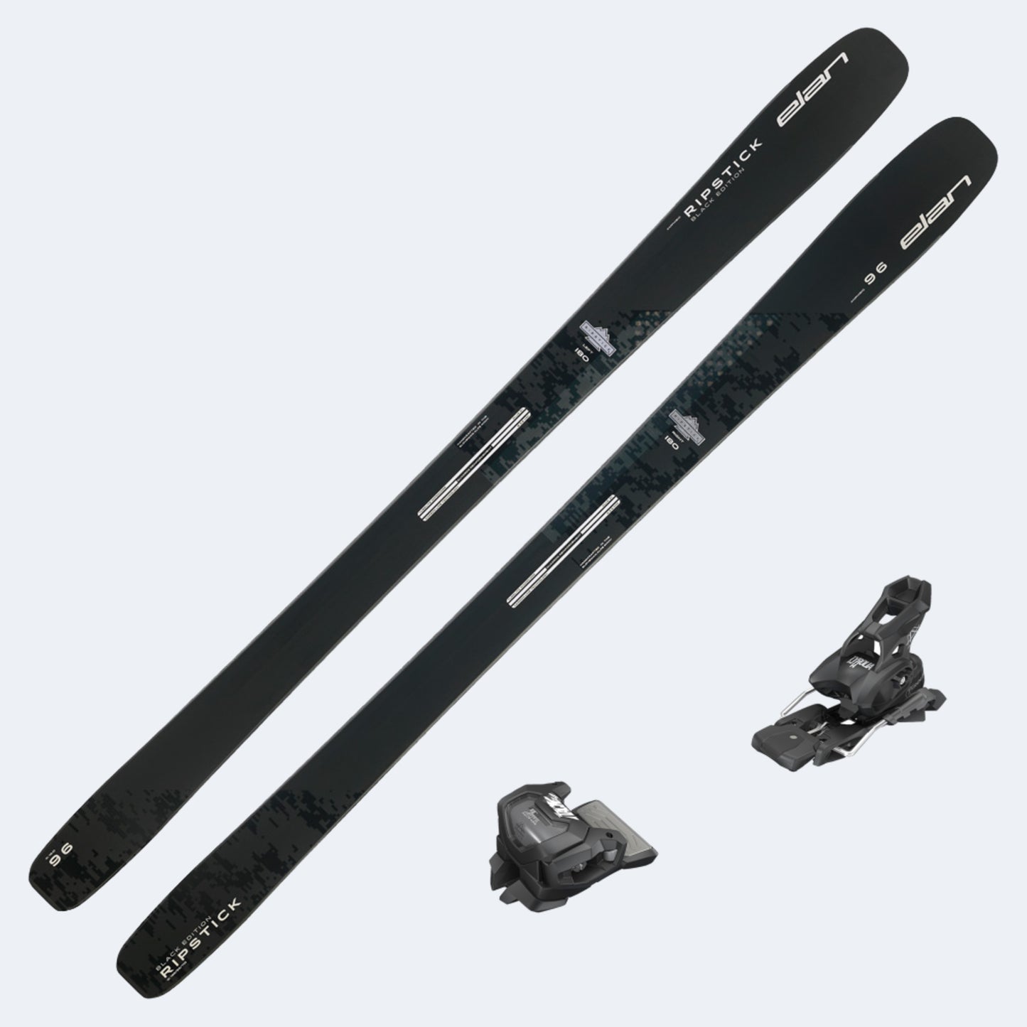 2023 Elan Ripstick 96 Black Edition Skis with Tyrolia Attack 14 GW Bindings