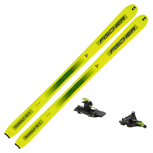 2023 Fischer Transalp 90 Carbon Skis w/ Elan ATK C-Raider 12 Bindings