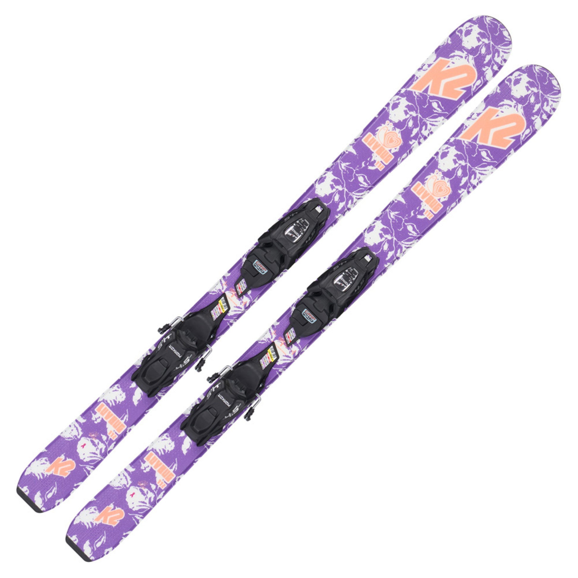 2023 K2 Luv Bug Skis w/ Marker FDT Bindings - 88