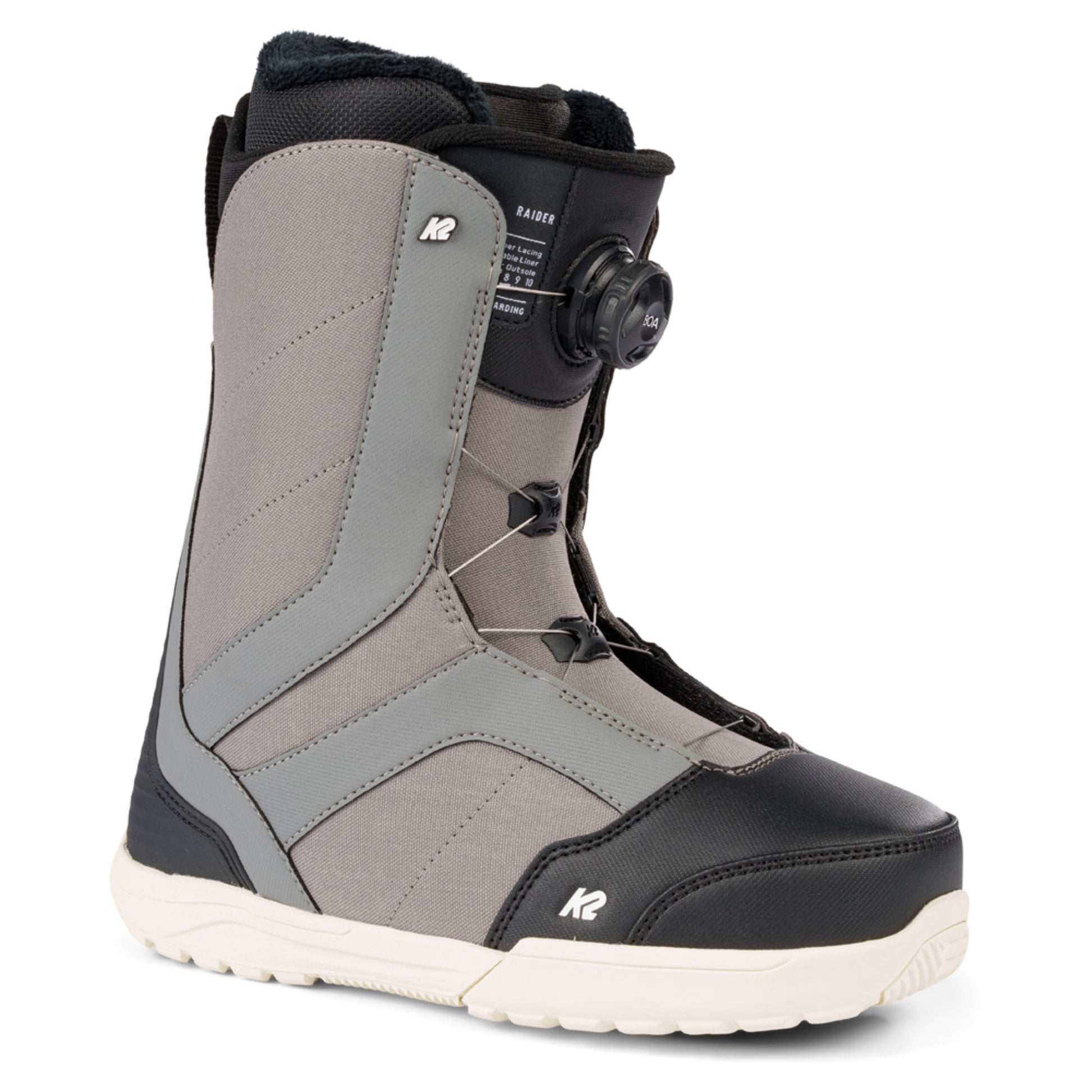 2023 K2 Raider Men's Snowboard Boots - GREY - 9.5