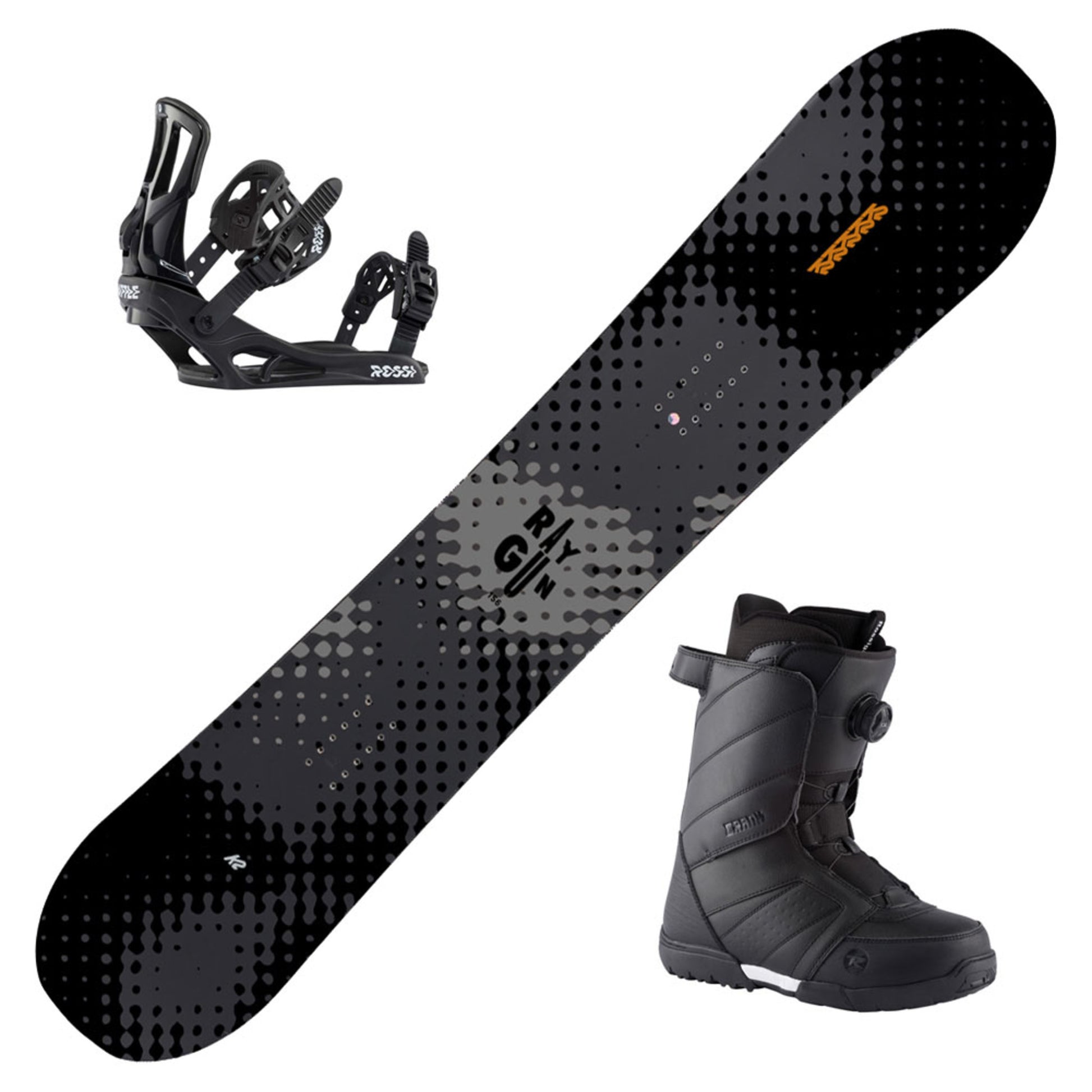 2023 K2 RayGun Snowboard w/ Boots and Bindings