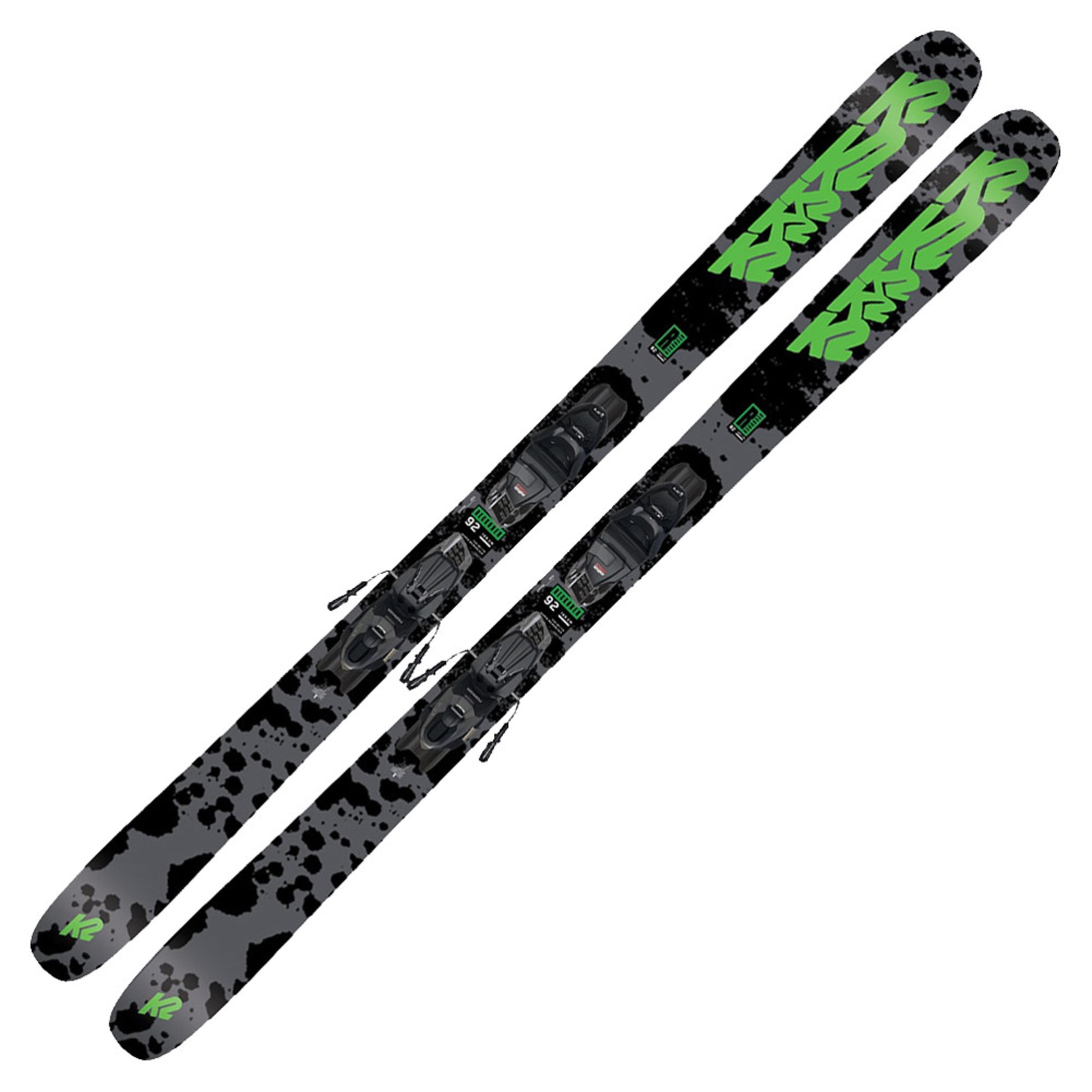 2023 K2 Reckoner 92 Skis w/ Squire 10 Quikclik Bindings - 169