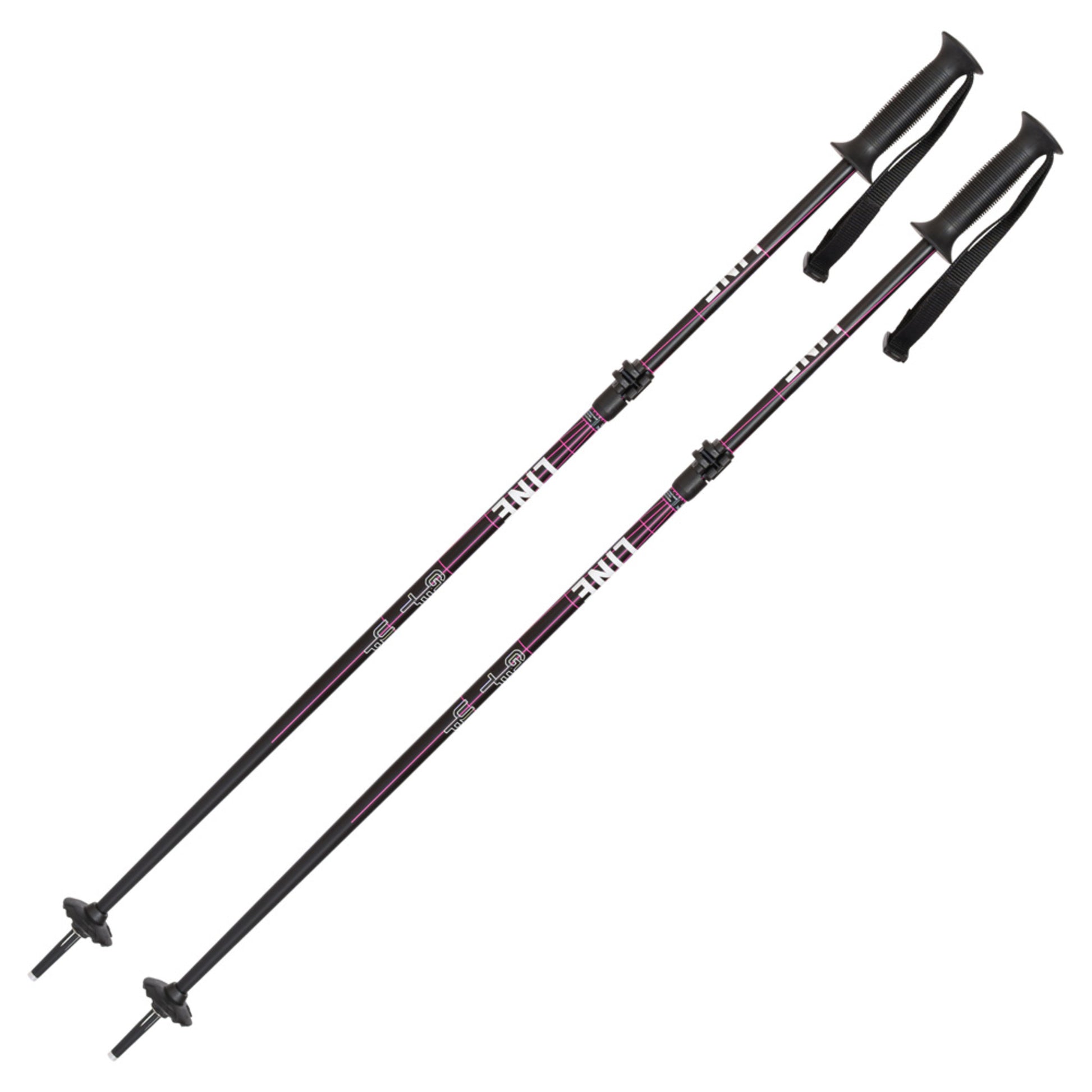 2023 Line Get Up Junior Adjustable Ski Poles