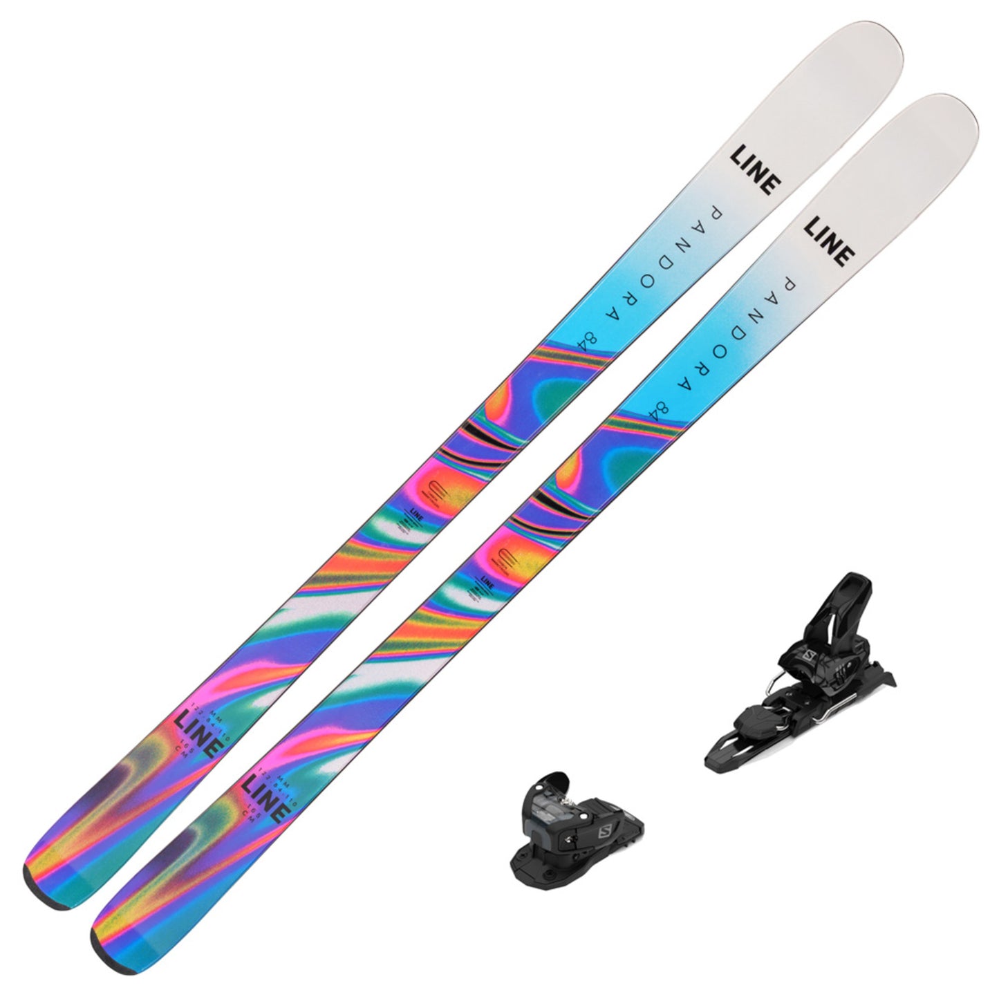 2023 Line Pandora 84 Women's Skis w/ Salomon Warden 11 MNC Bindings