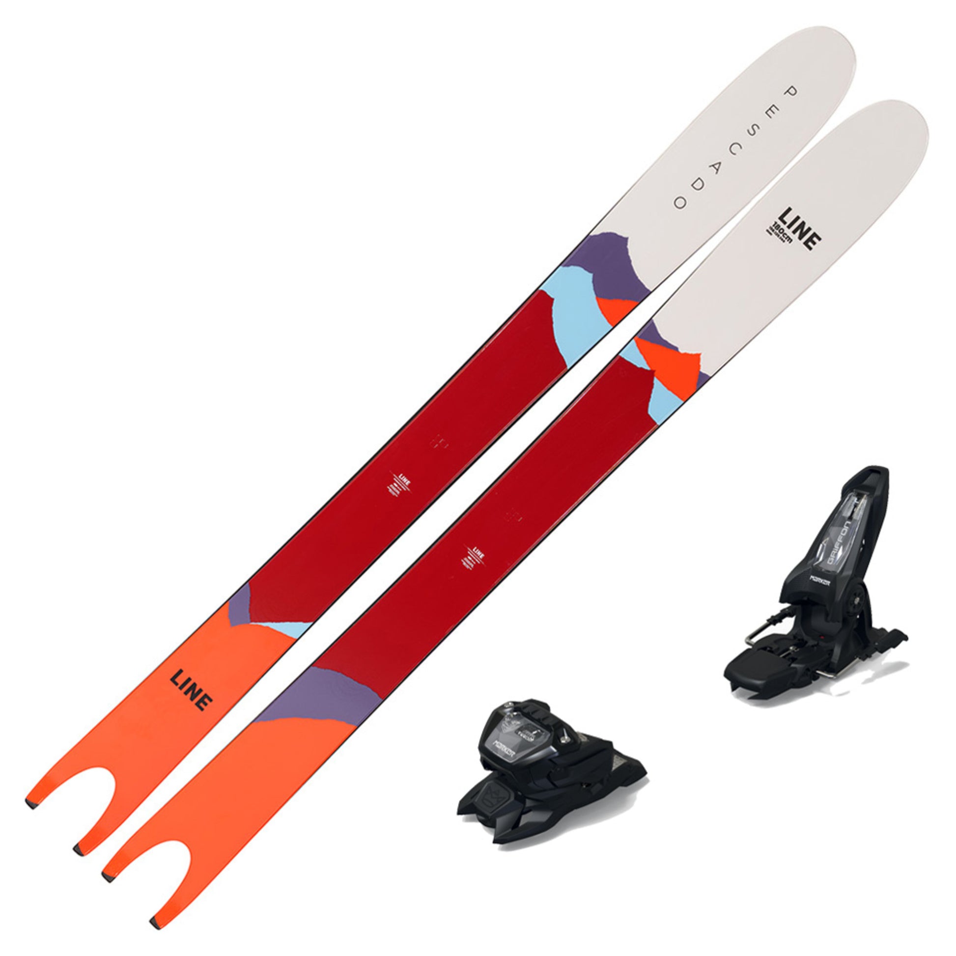 2023 Line Pescado Skis w/ Marker Griffon 13 Bindings