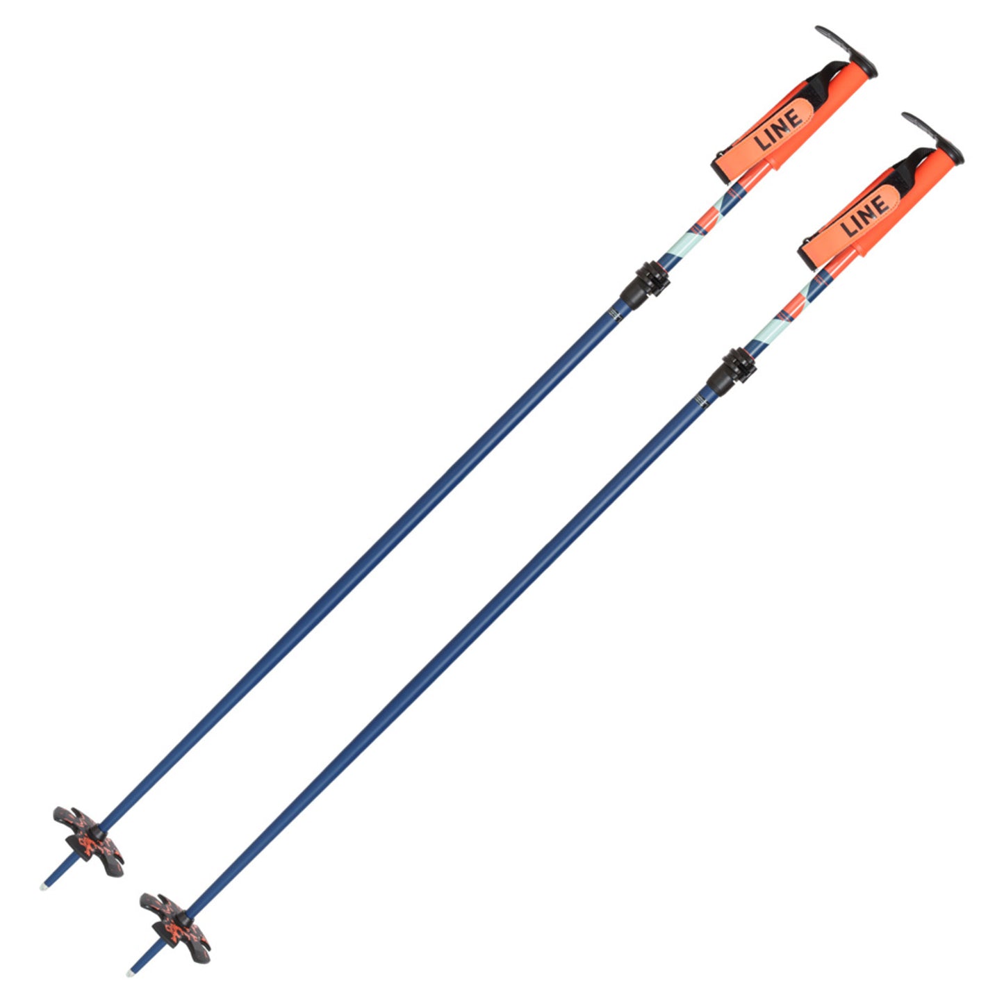 2023 Line Pollards Paintbrush Adjustable Ski Poles