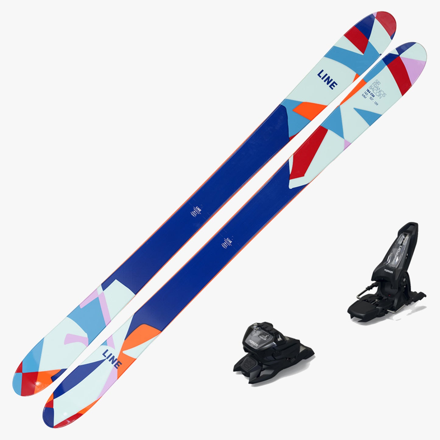 2023 Line Sir Francis Bacon Skis w/ Marker Griffon 13 ID Bindings