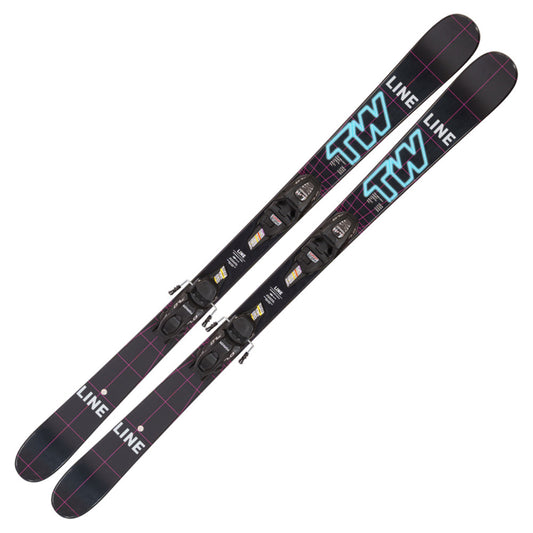 2023 Line Wallisch Shorty Junior Skis w/ Marker FDT Bindings - 149