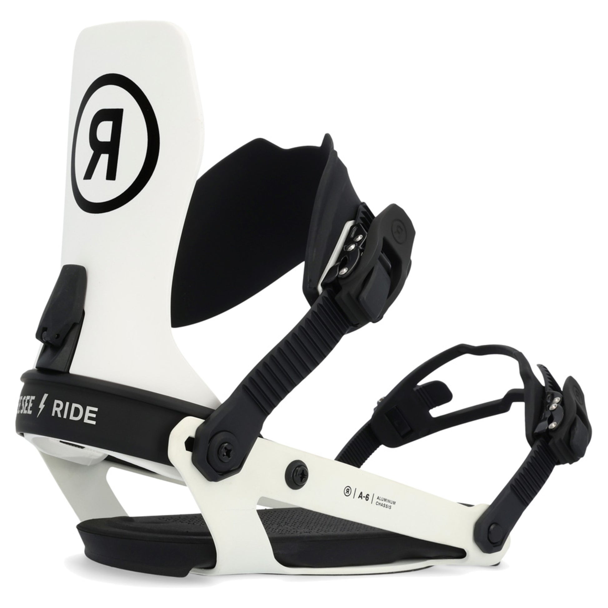 2023 Ride A-6 Snowboard Bindings - SEE SEE - M