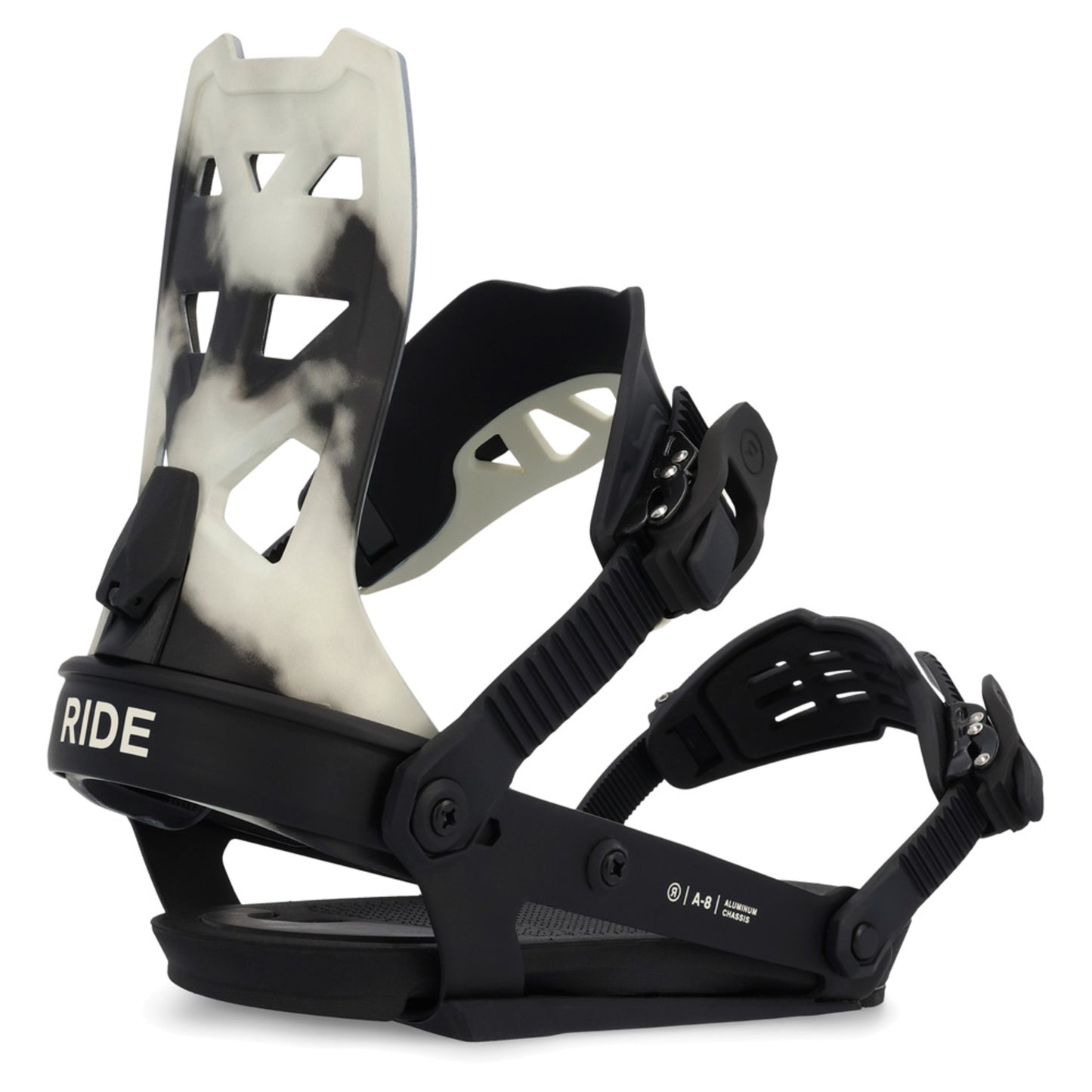 2023 Ride A-8 Snowboard Bindings - BLACK - L