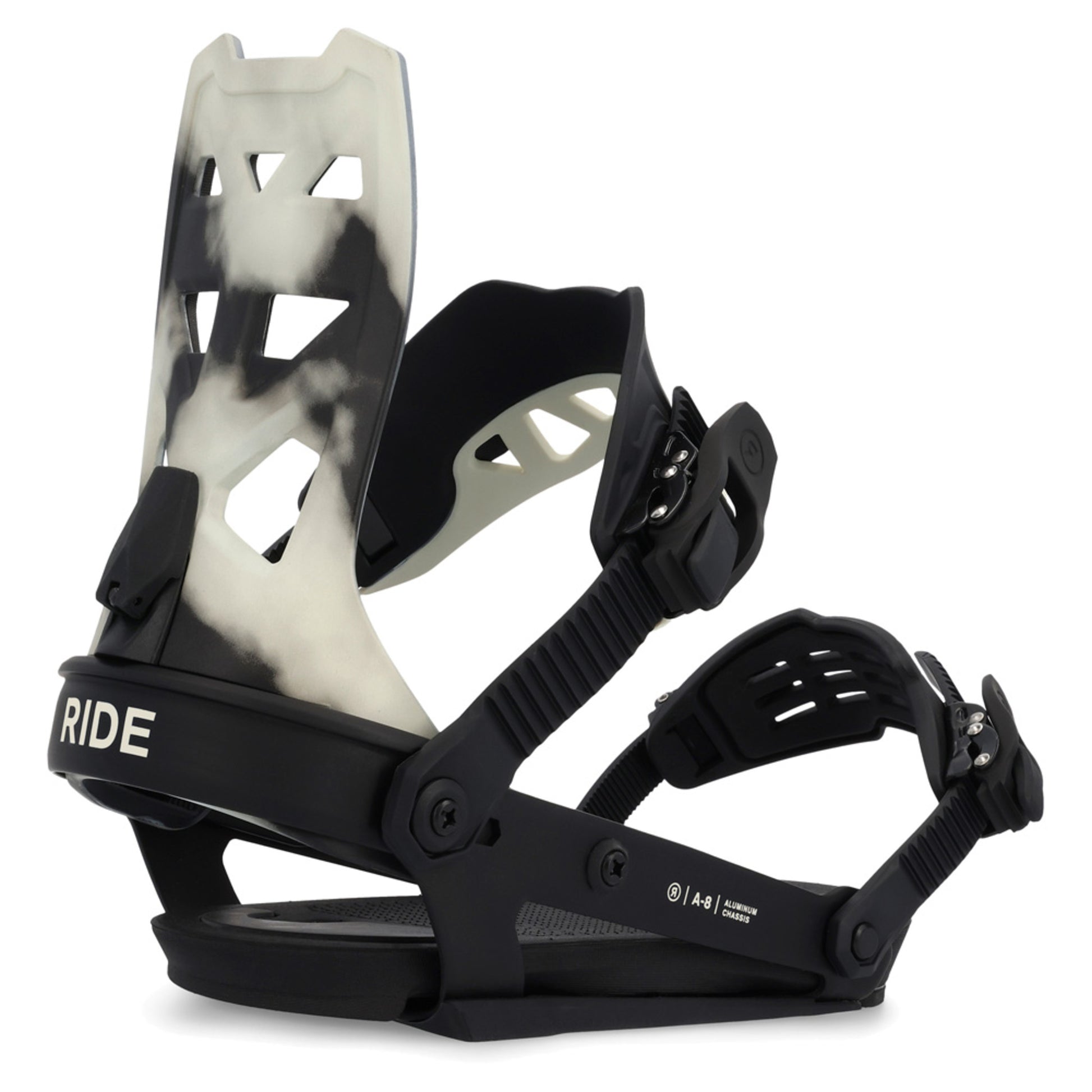 2023 Ride A-8 Snowboard Bindings - BLACK - L