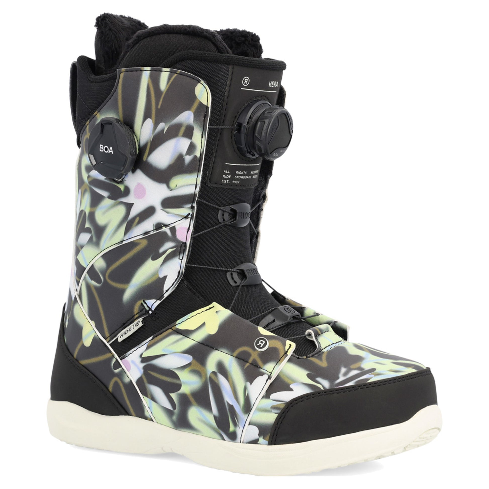 2023 Ride Hera Women's Snowboard Boots - FLORAL - 9
