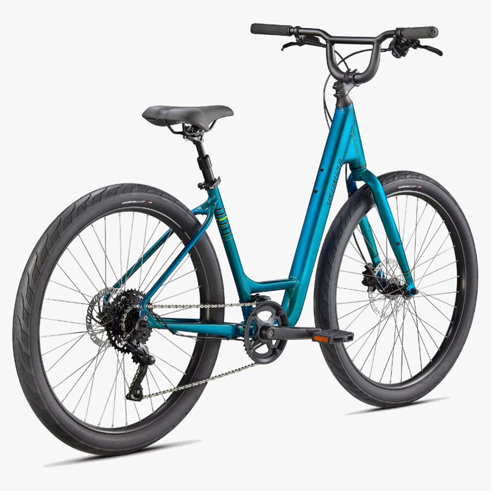 2023 Roll 3.0 Low Entry Bike - Teal Tint/Hyper Green - M