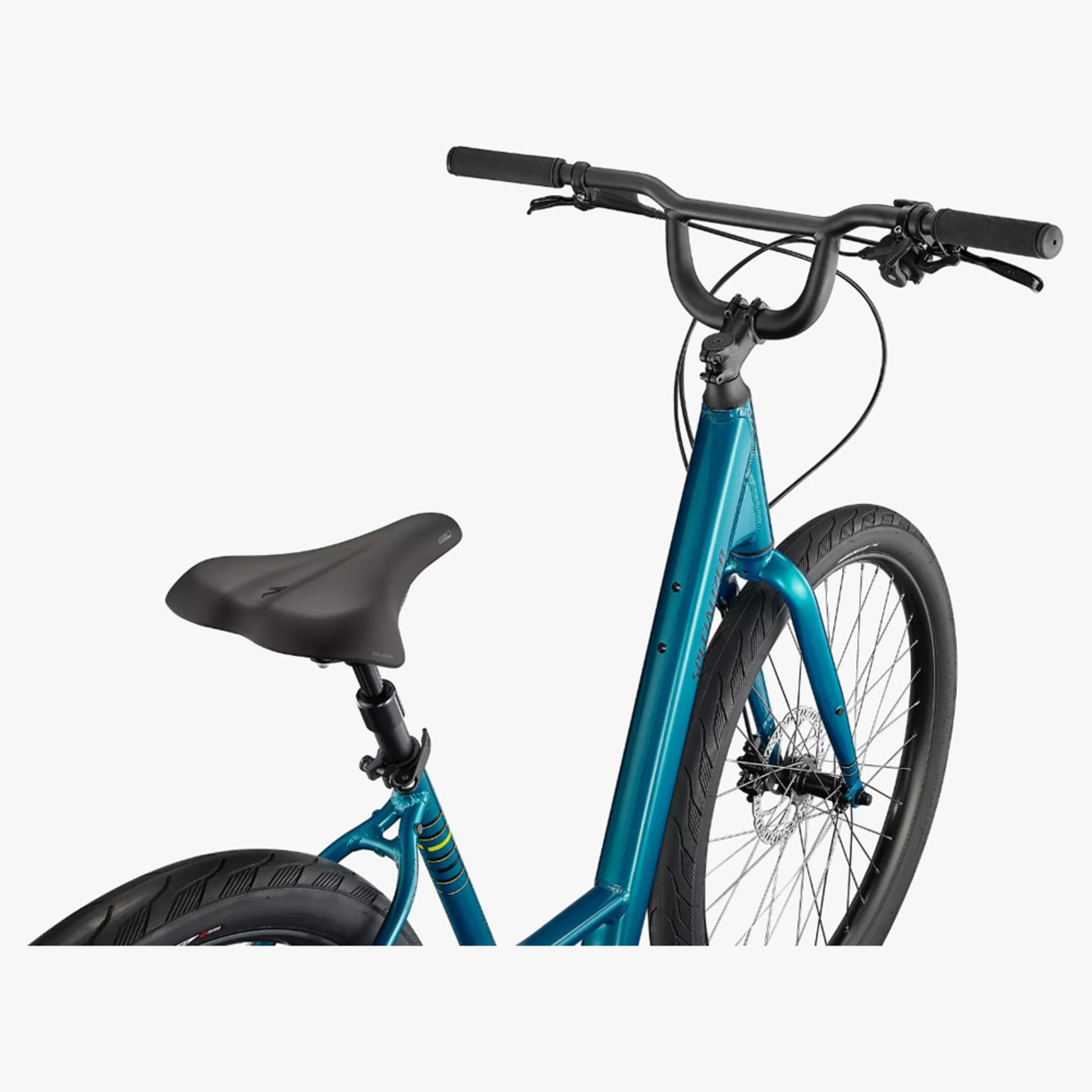 2023 Roll 3.0 Low Entry Bike - Teal Tint/Hyper Green - M