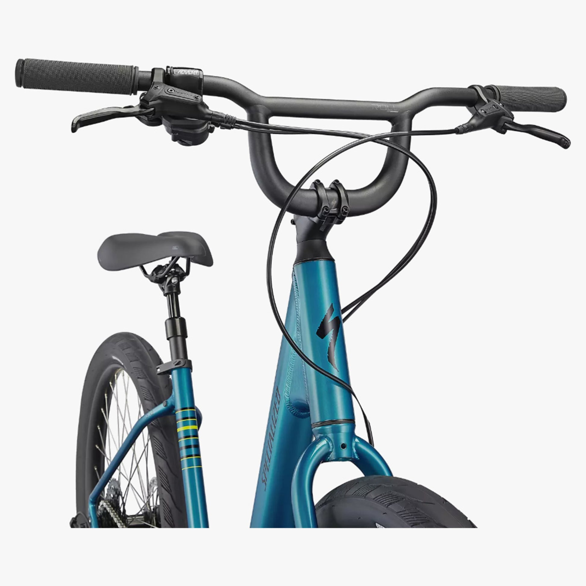 2023 Roll 3.0 Low Entry Bike - Teal Tint/Hyper Green - M