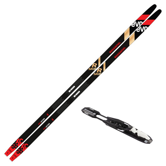 2023 Rossignol Evo XC 55 R-Skin Skis w/ Control Step In Bindings - 195