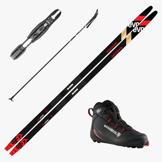 2023 Rossignol Evo XT 55 Skis w/ Boots and Poles