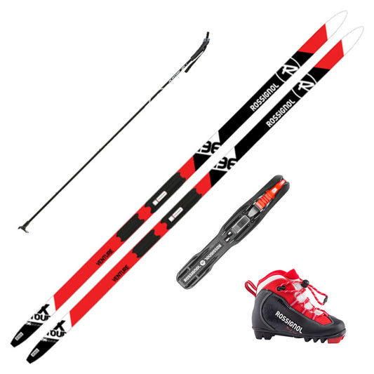 2023 Rossignol XT Venture Junior XC Skis w/ Rossignol X1 Jr. Boots and Poles