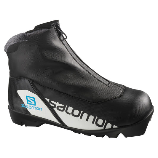 2023 Salomon Aero Junior Grip XC Skis w/ Salomon RC Nocturne  Jr Boot and Poles