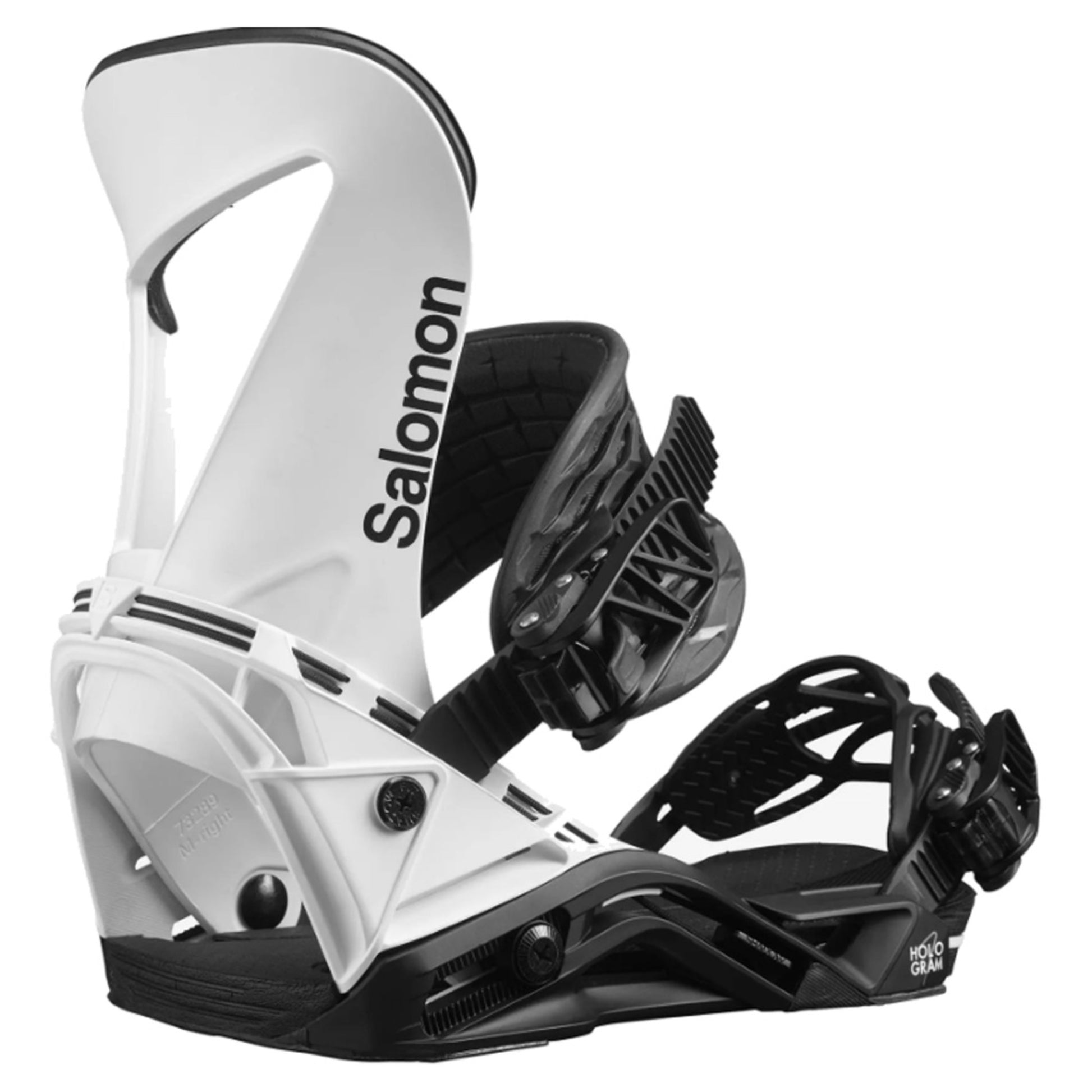 2023 Salomon Hologram Snowboard Bindings - WHITE_BLACK - M