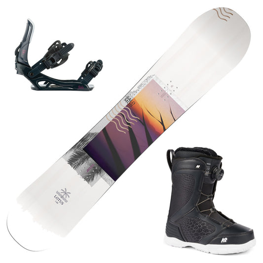 2023 Salomon Lotus Women's Snowboard w/ Boots and Bindings