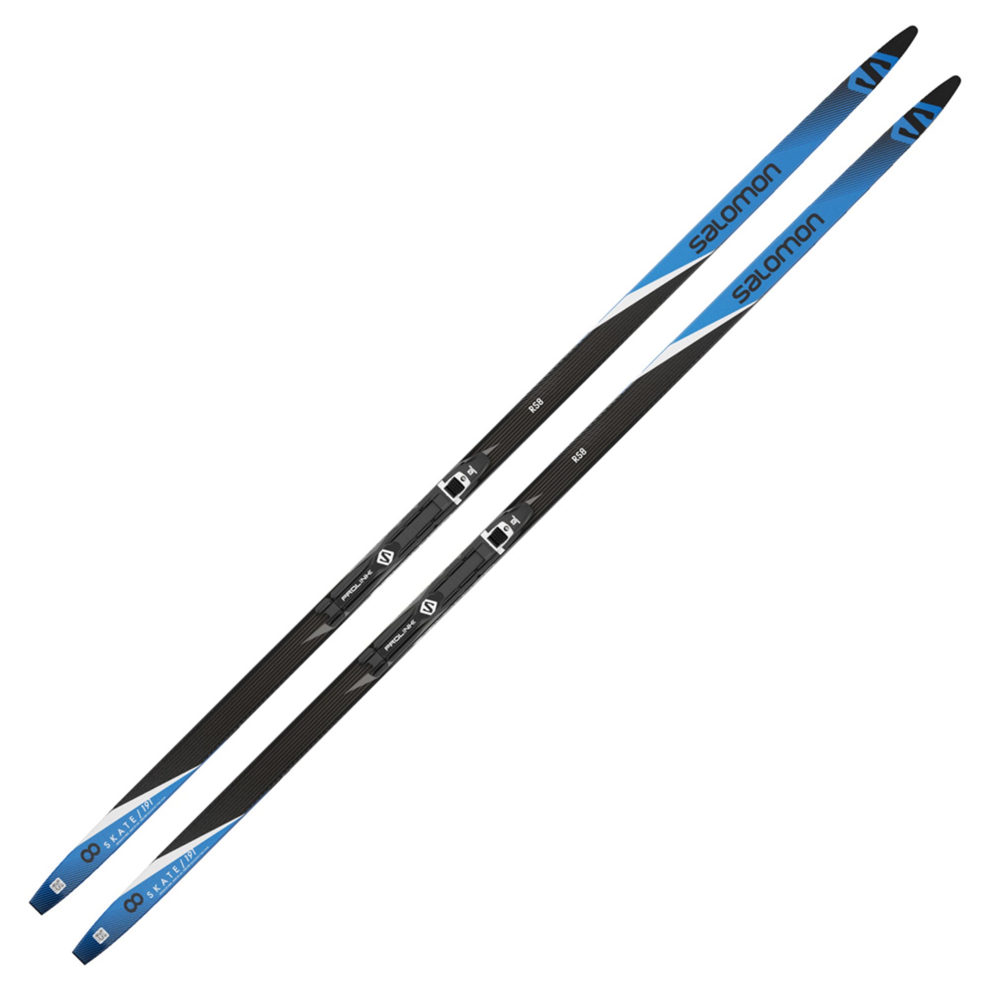 2023 Salomon RS 8 Skate XC Skis w/ Prolink Pro Skate Bindings - 191