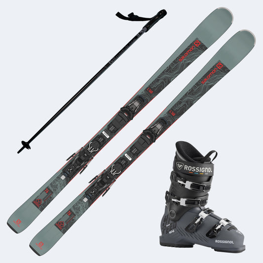 2023 Salomon Distance 76 Skis with Rossignol  Boots and Poles