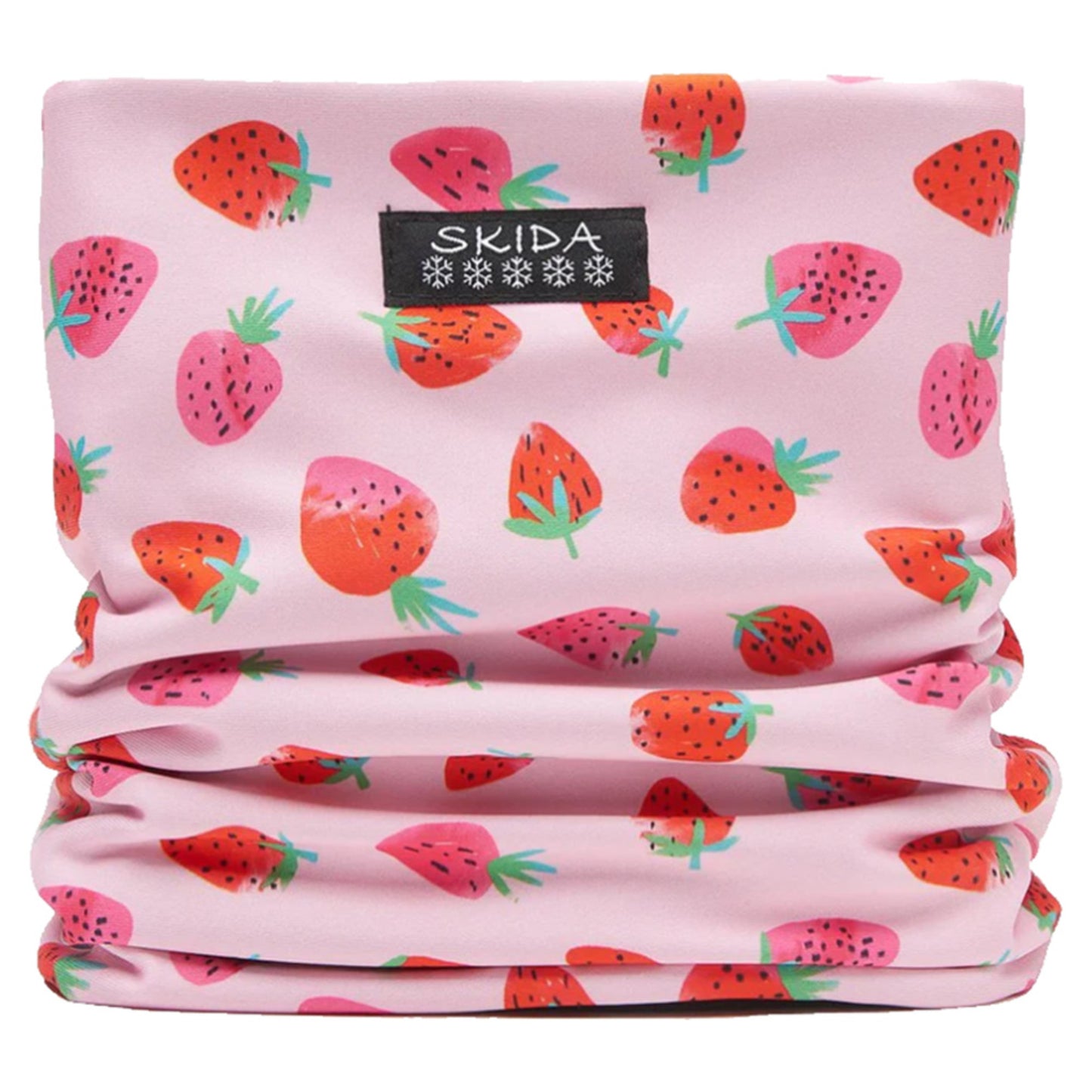2023 Skida Alpine Women's Neckwarmer - STRAWBERRY FIEL