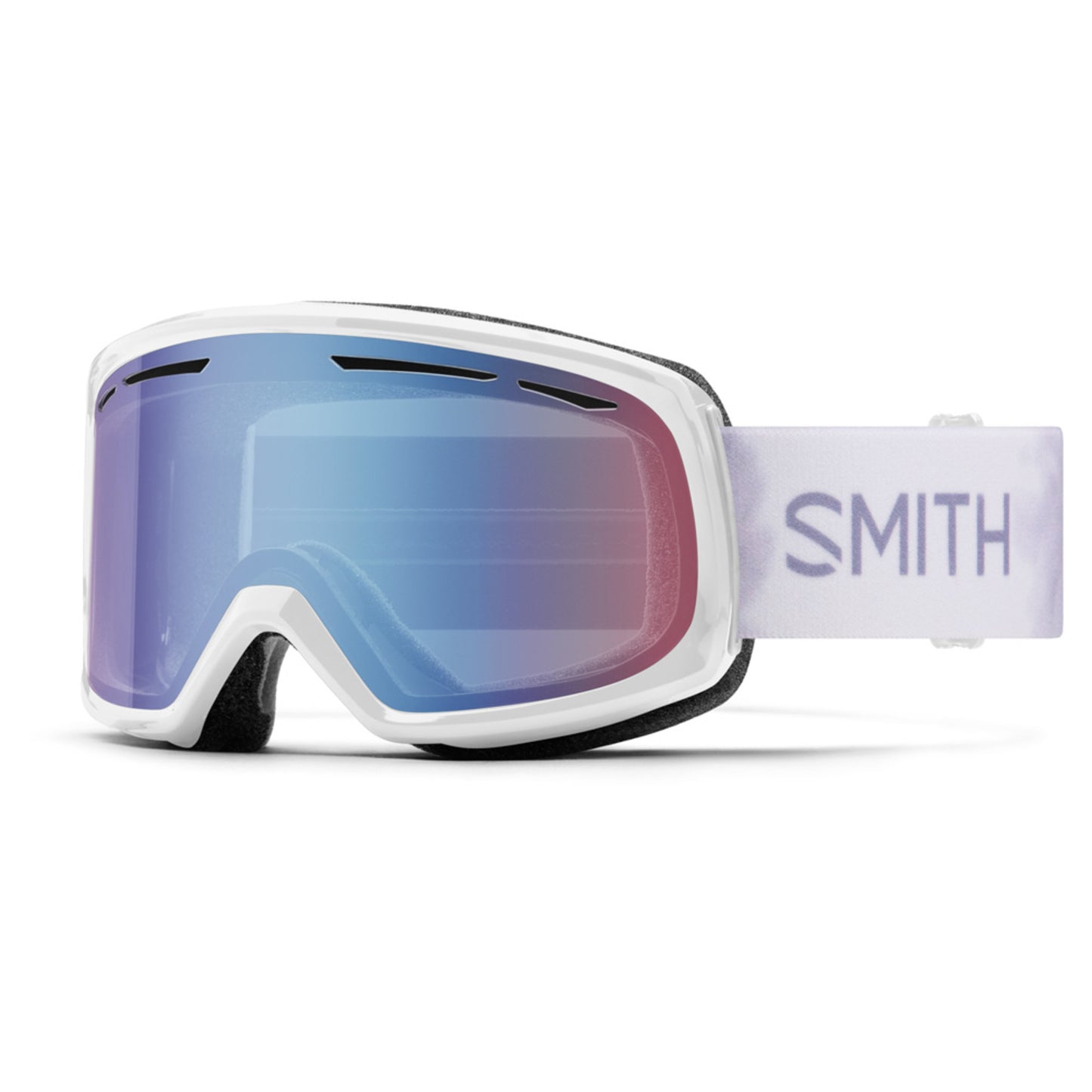 2023 Smith Drift Goggle - WHITE FLORALS - BLUE SENSOR