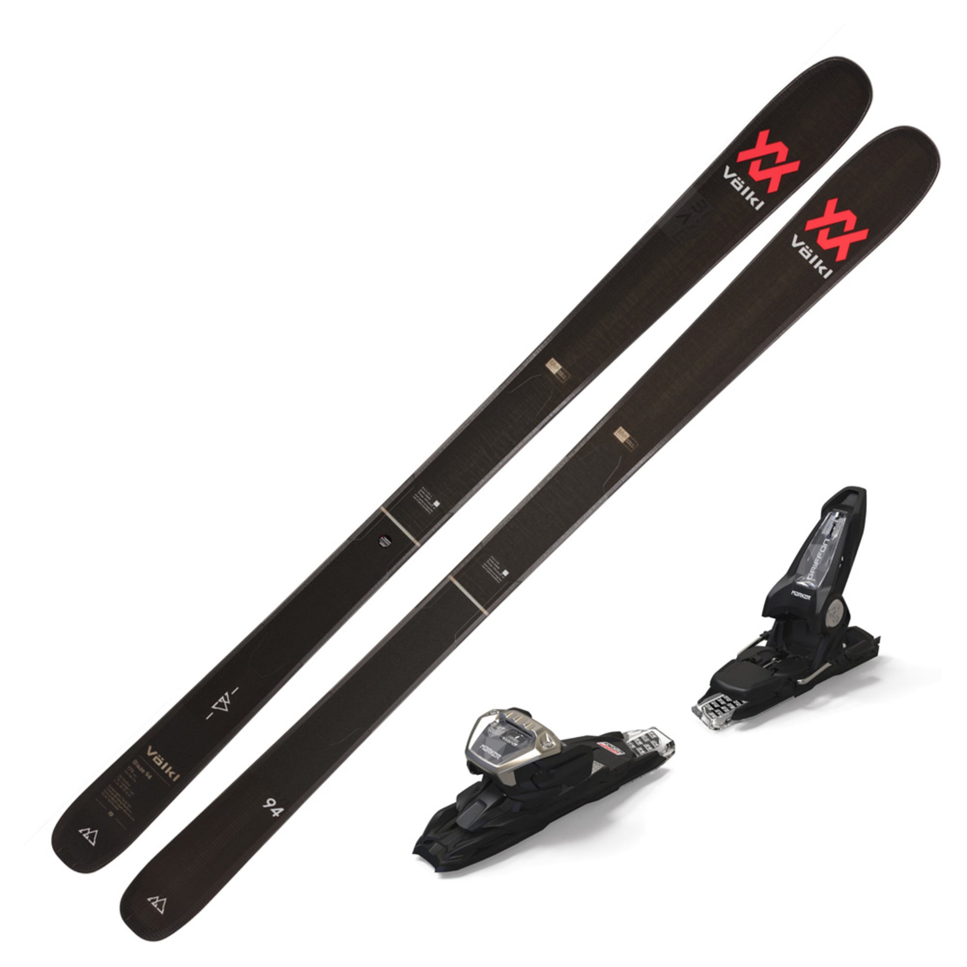 2023 Volkl Blaze 94 DEMO Skis w/ Marker Griffon 13 DEMO Bindings - 179