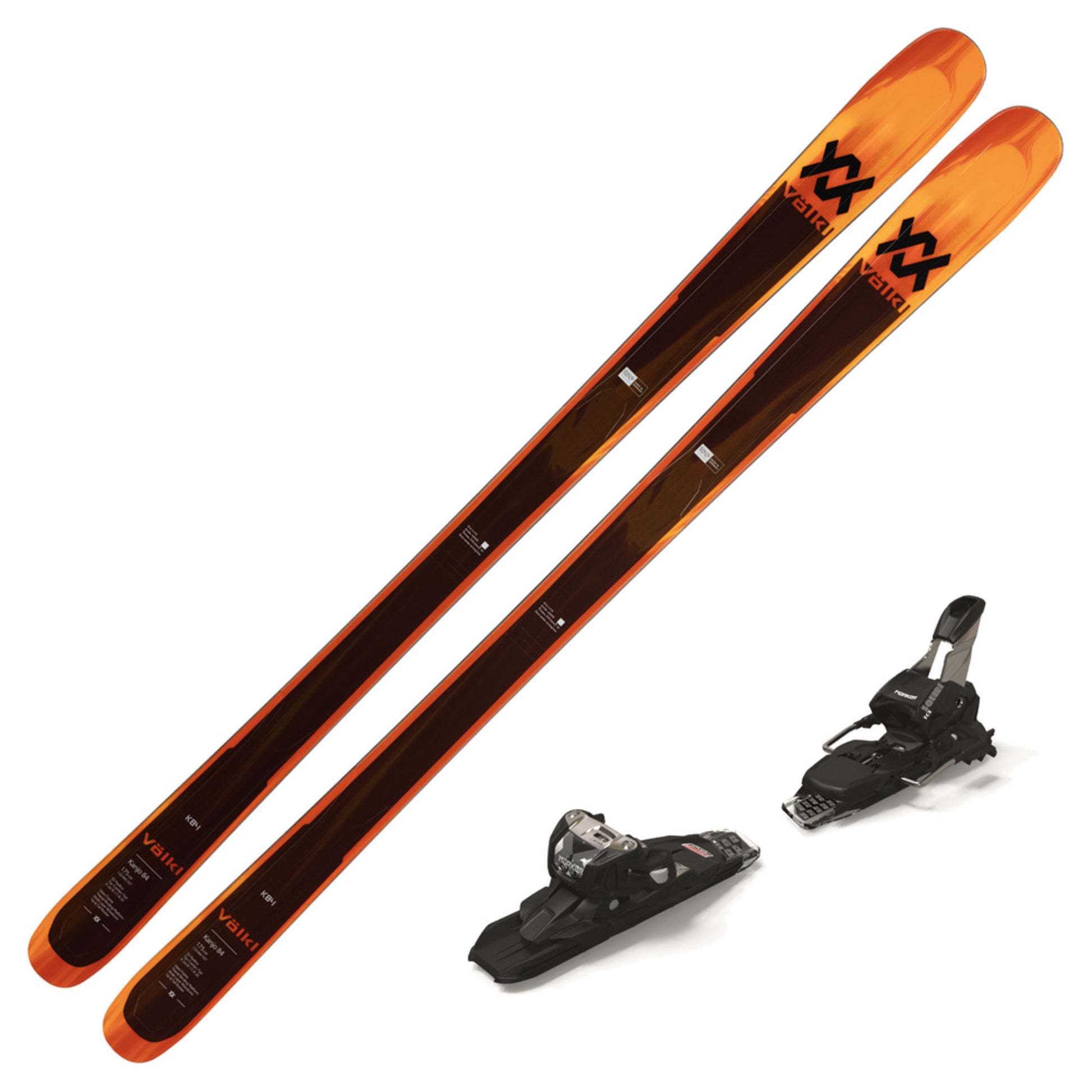 2023 Volkl Kanjo 84 DEMO Skis w/ Marker Squire 11 TCX DEMO Bindings - 175