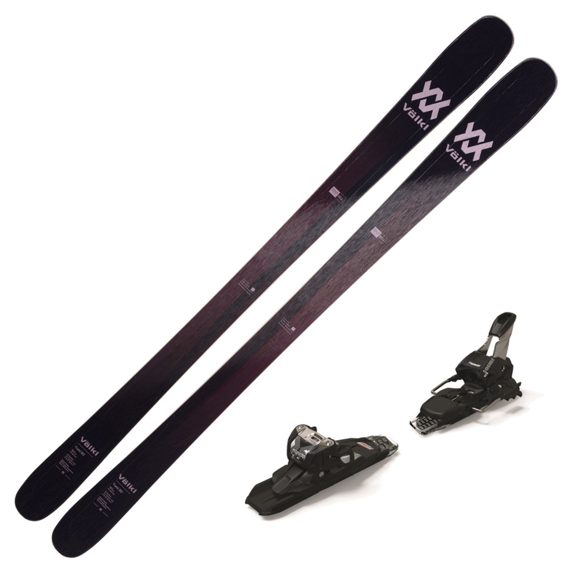 2023 Volkl Yumi 80 DEMO Skis w/ Marker Squire 11 TCX DEMO Bindings - 168