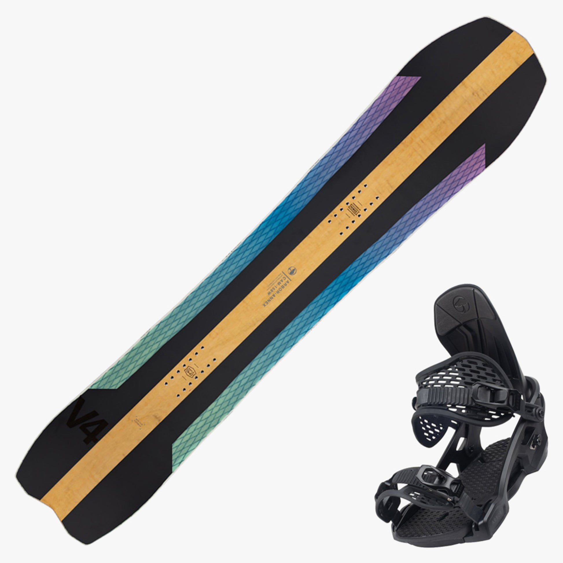 2024 Arbor Annex Camber Snowboard w/ Spruce Bindings