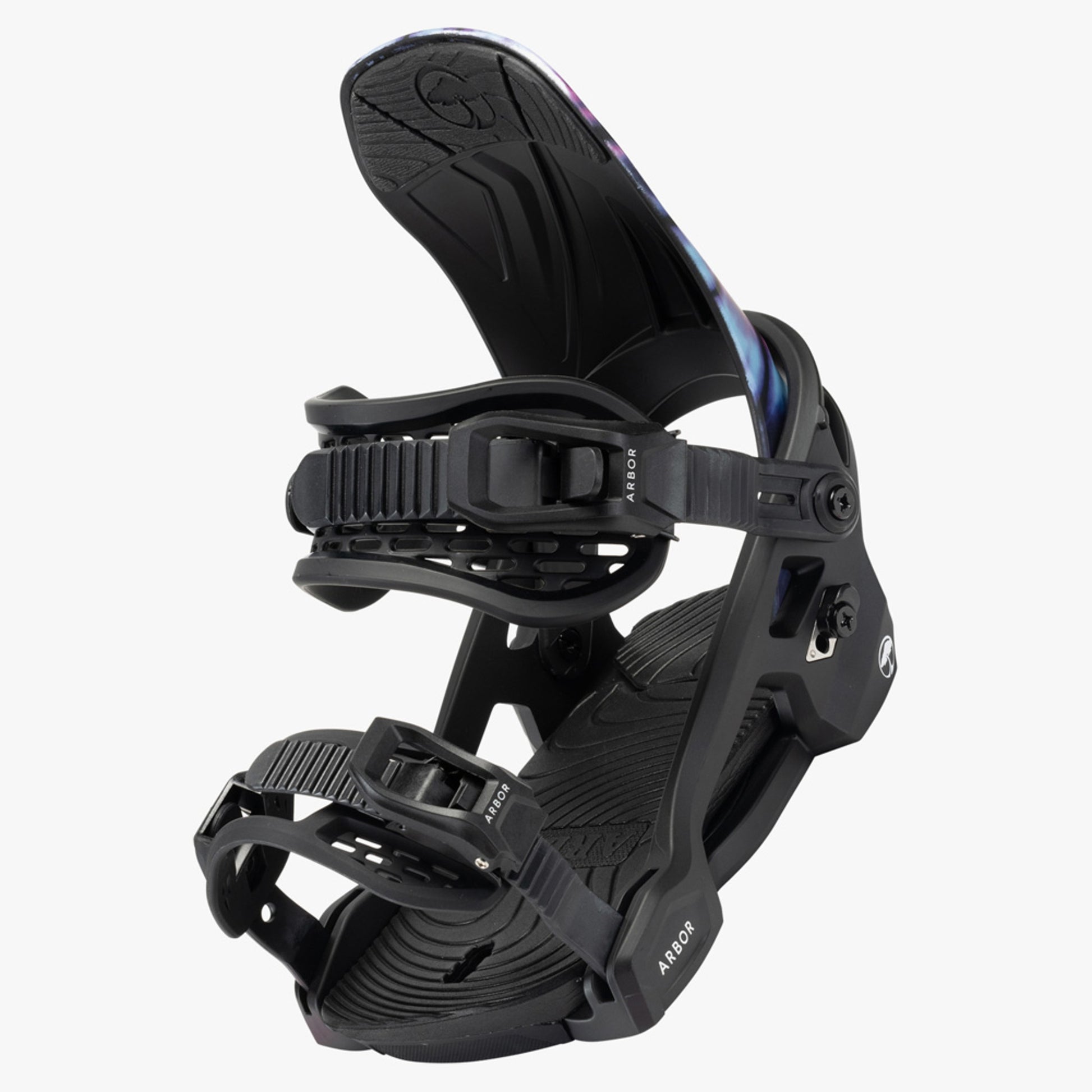 2024 Arbor Sapling Junior Snowboard Bindings - BLACK - S M