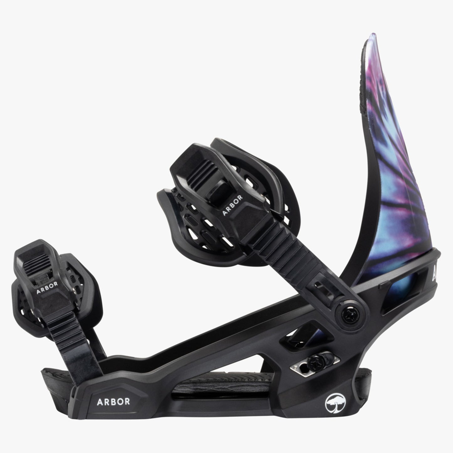 2024 Arbor Sapling Junior Snowboard Bindings - BLACK - S M