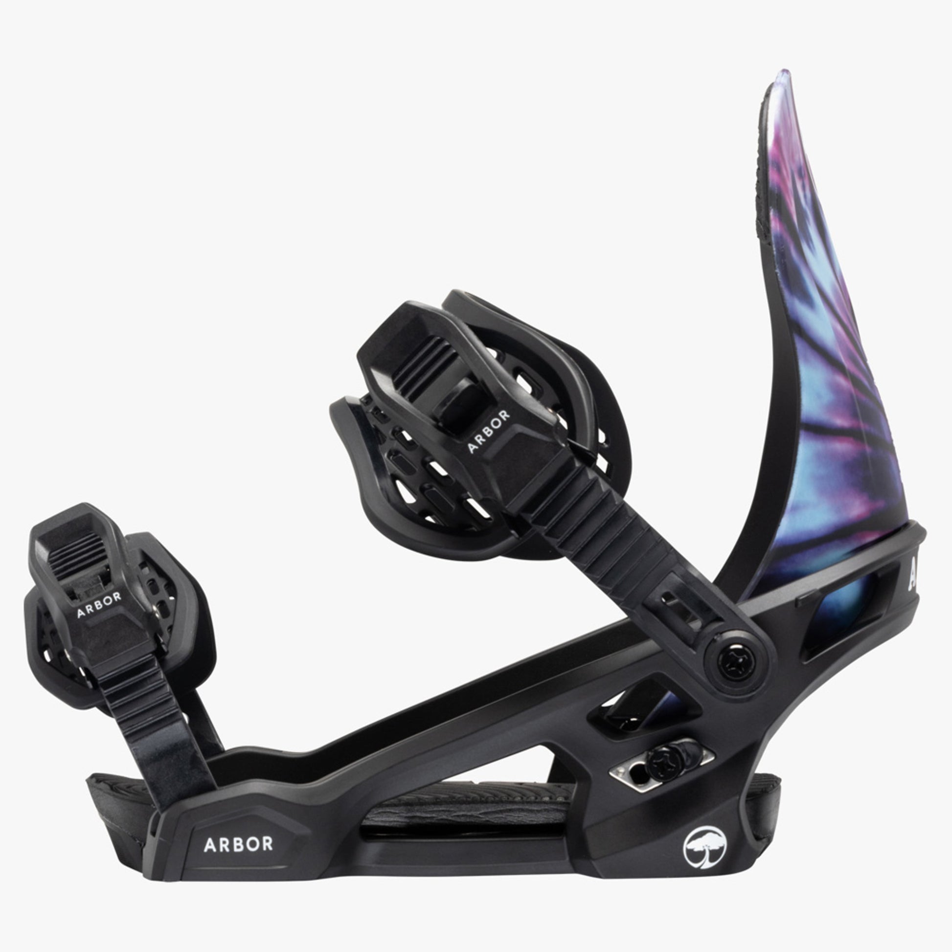 2024 Arbor Sapling Junior Snowboard Bindings - BLACK - S M
